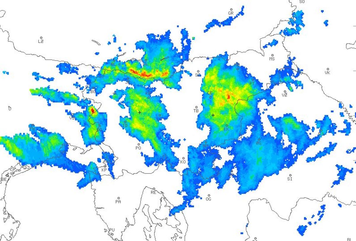 radarska slika padavin