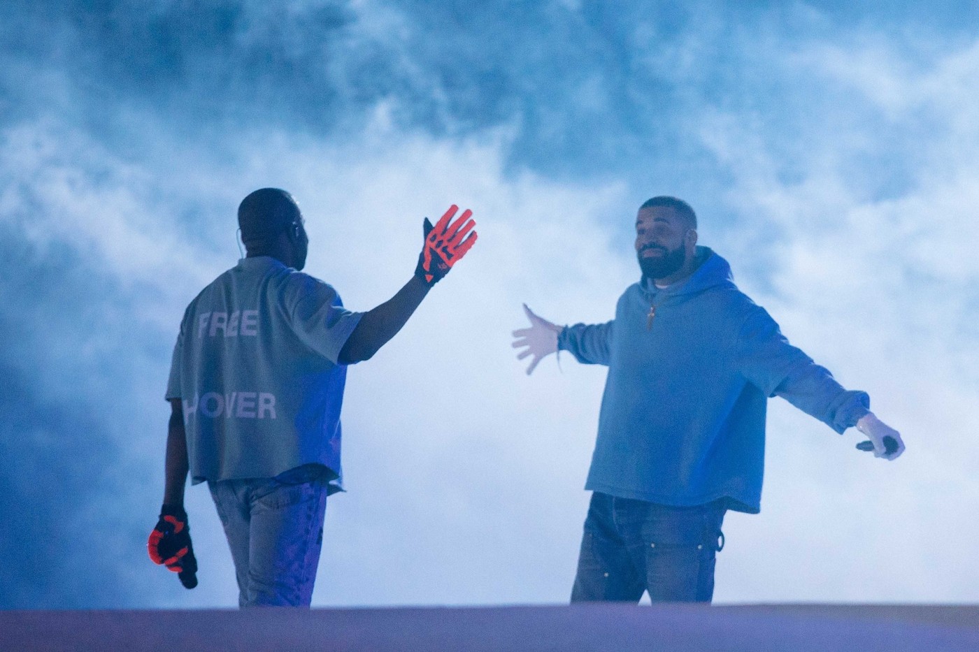 Kanye West in Drake na skupnem koncertu zahtevala Hooverjevo izpustitev iz zapora