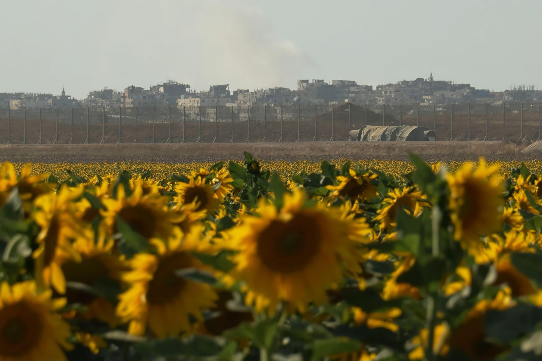 Pogled na Gazo iz Izraela