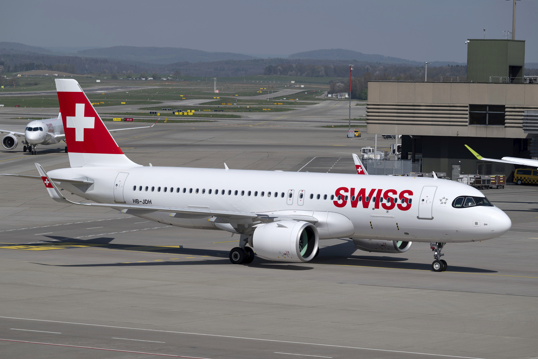 swiss air, letalo