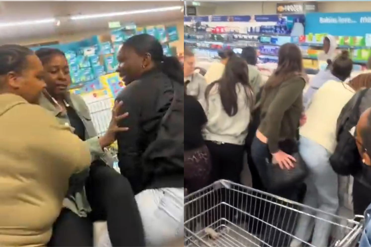 Gužva v veliki britaniji v trgovini