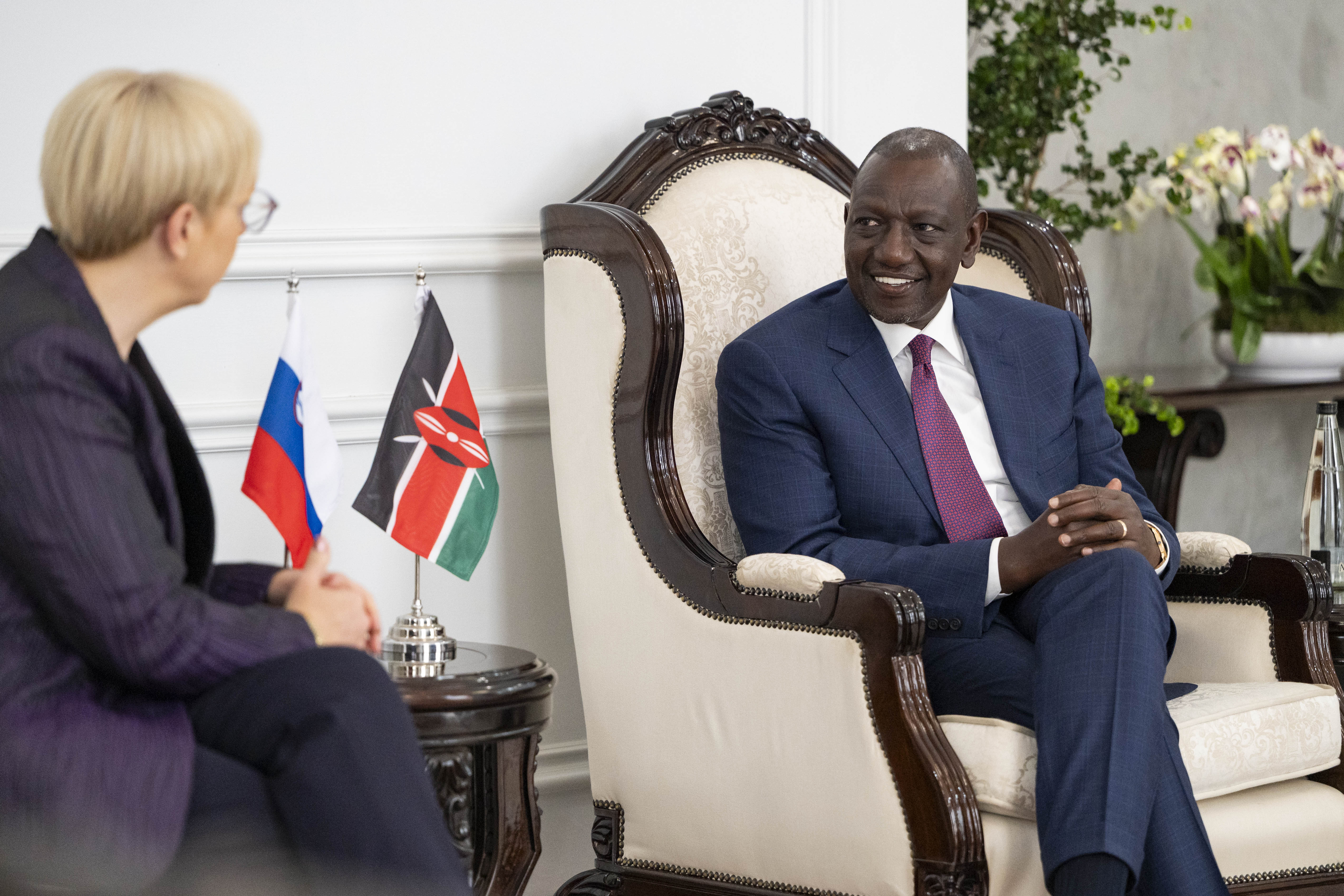 Nataša Pirc Musar in William Ruto