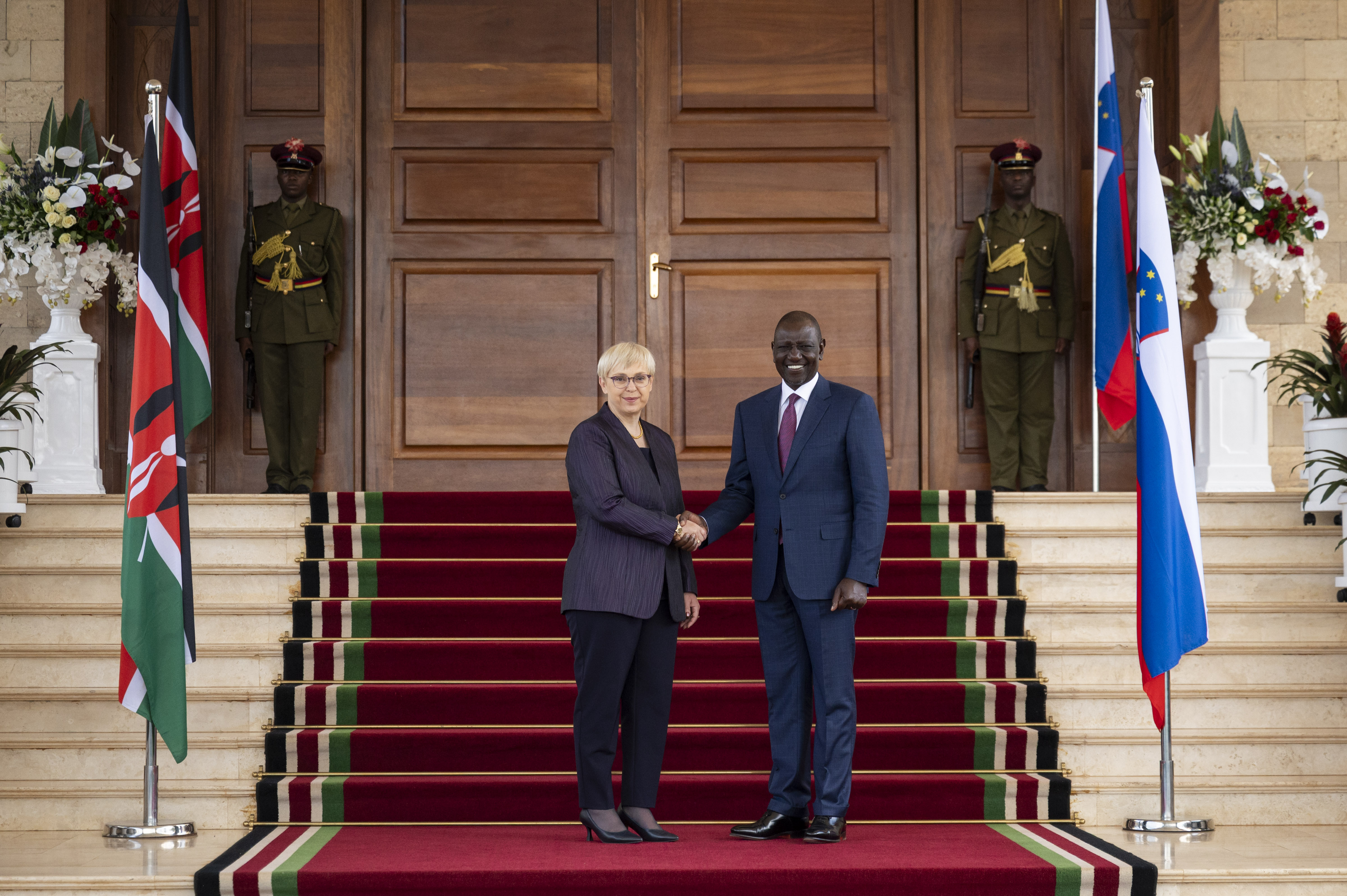 Nataša Pirc Musar in William Ruto