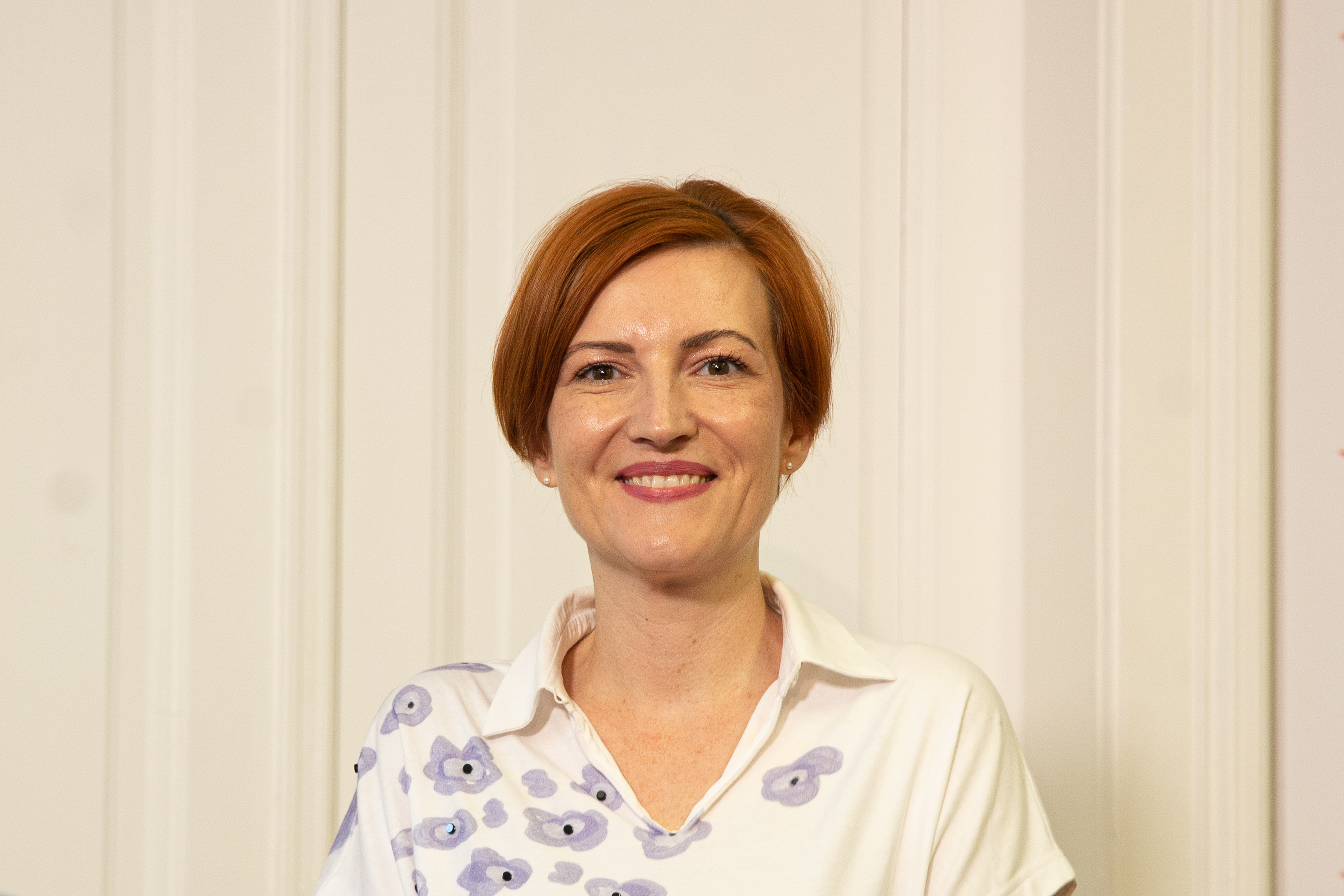 Asta Vrečko na referendumski večer.