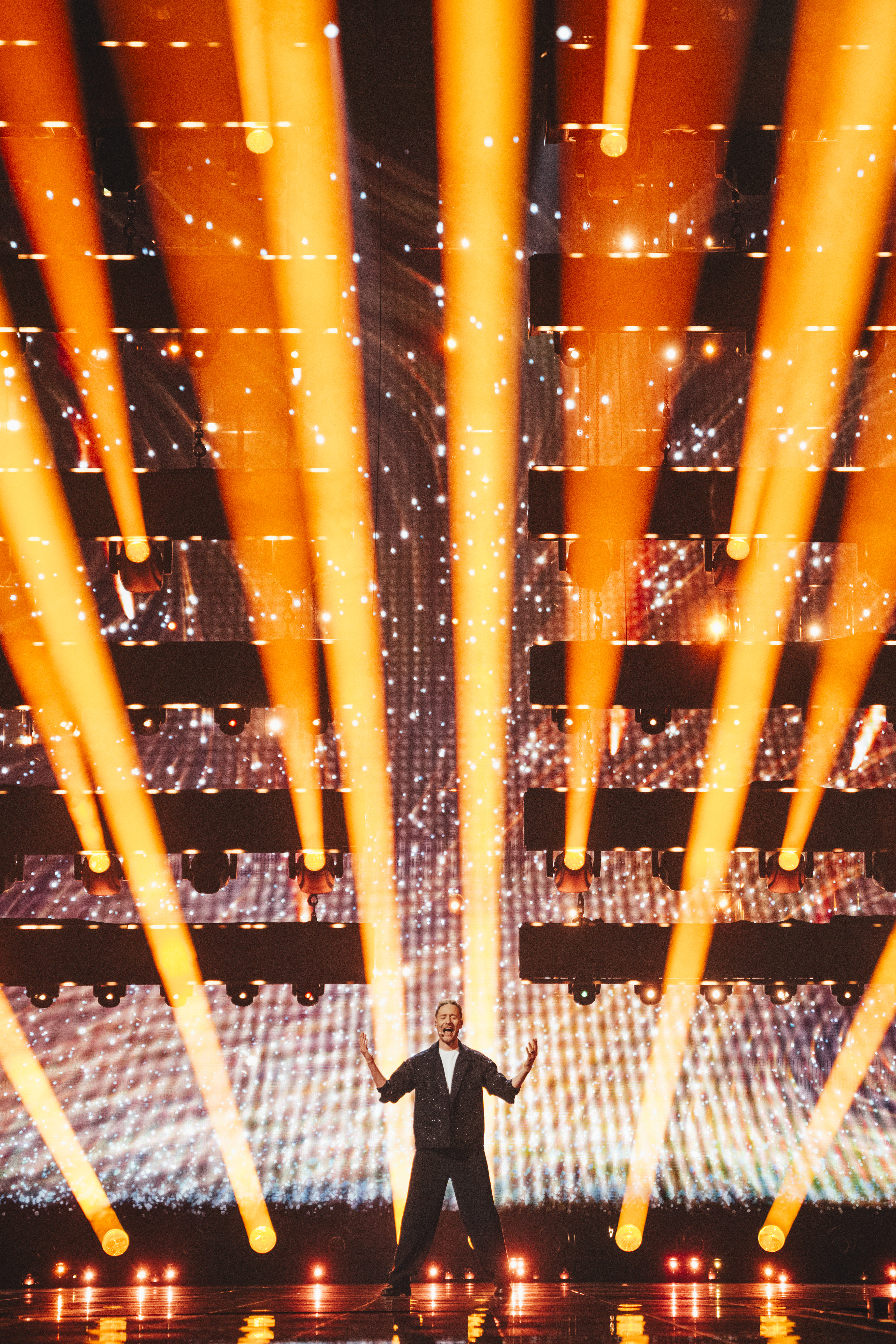 Klemen Slakonja na evrovizijski vaji