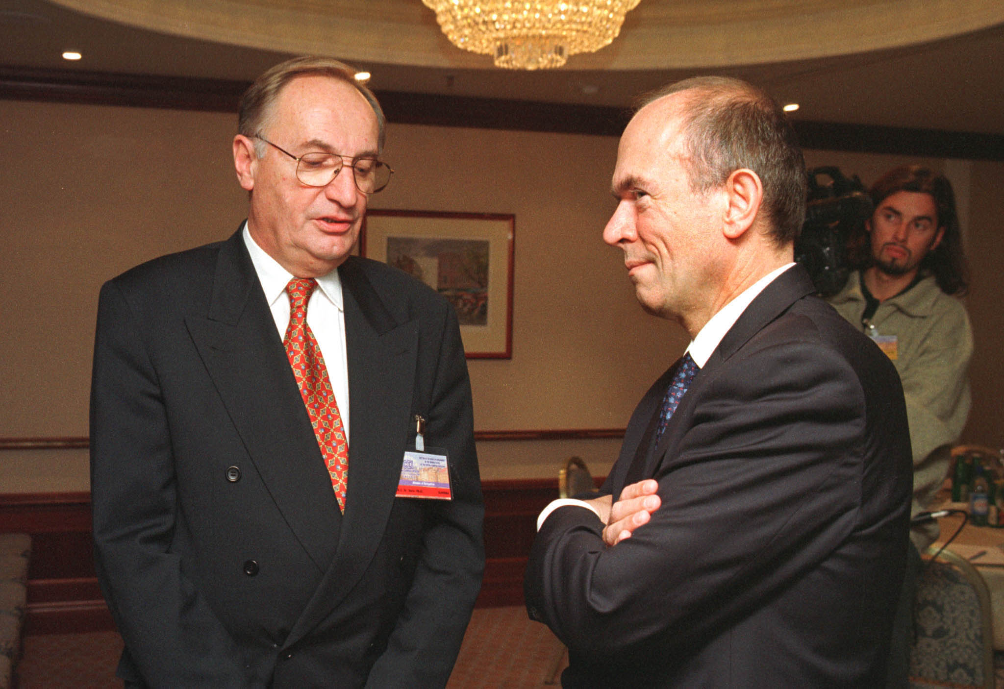 Boris Frlec in Janez Drnovšek