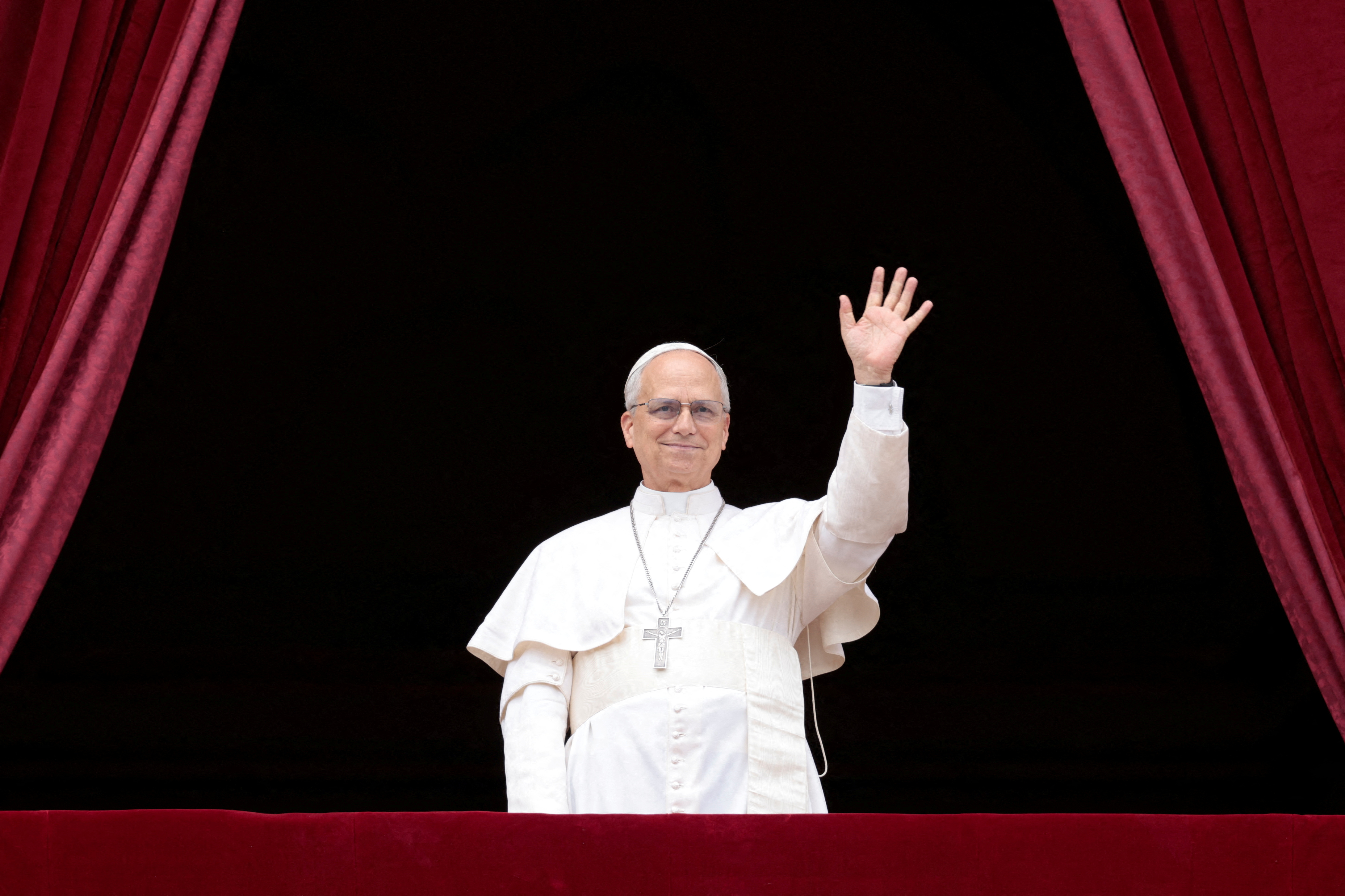 Papež Leon XIV. ob prvem nagovoru vernikom