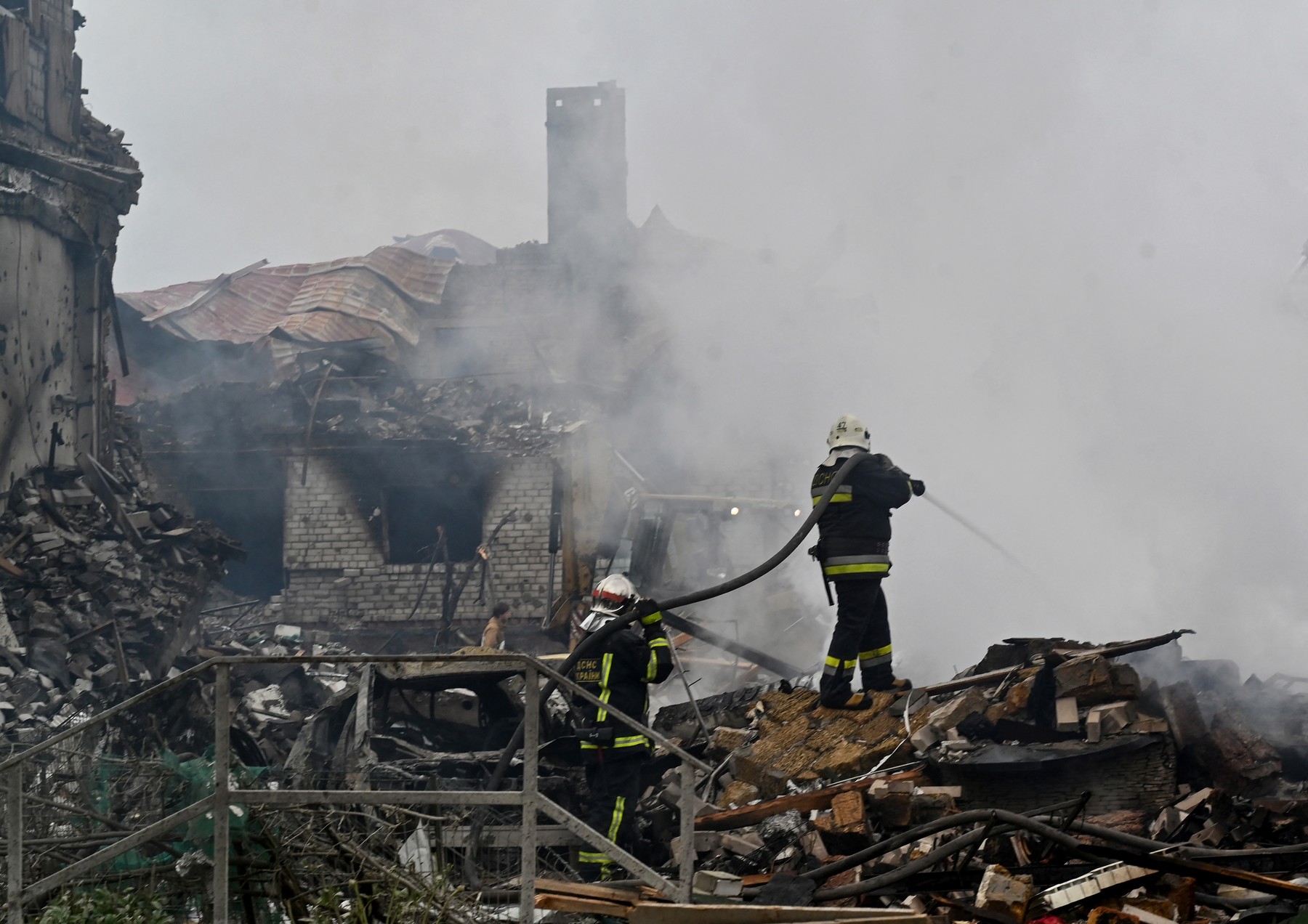 Prizor iz kijeva po ruskem napadu