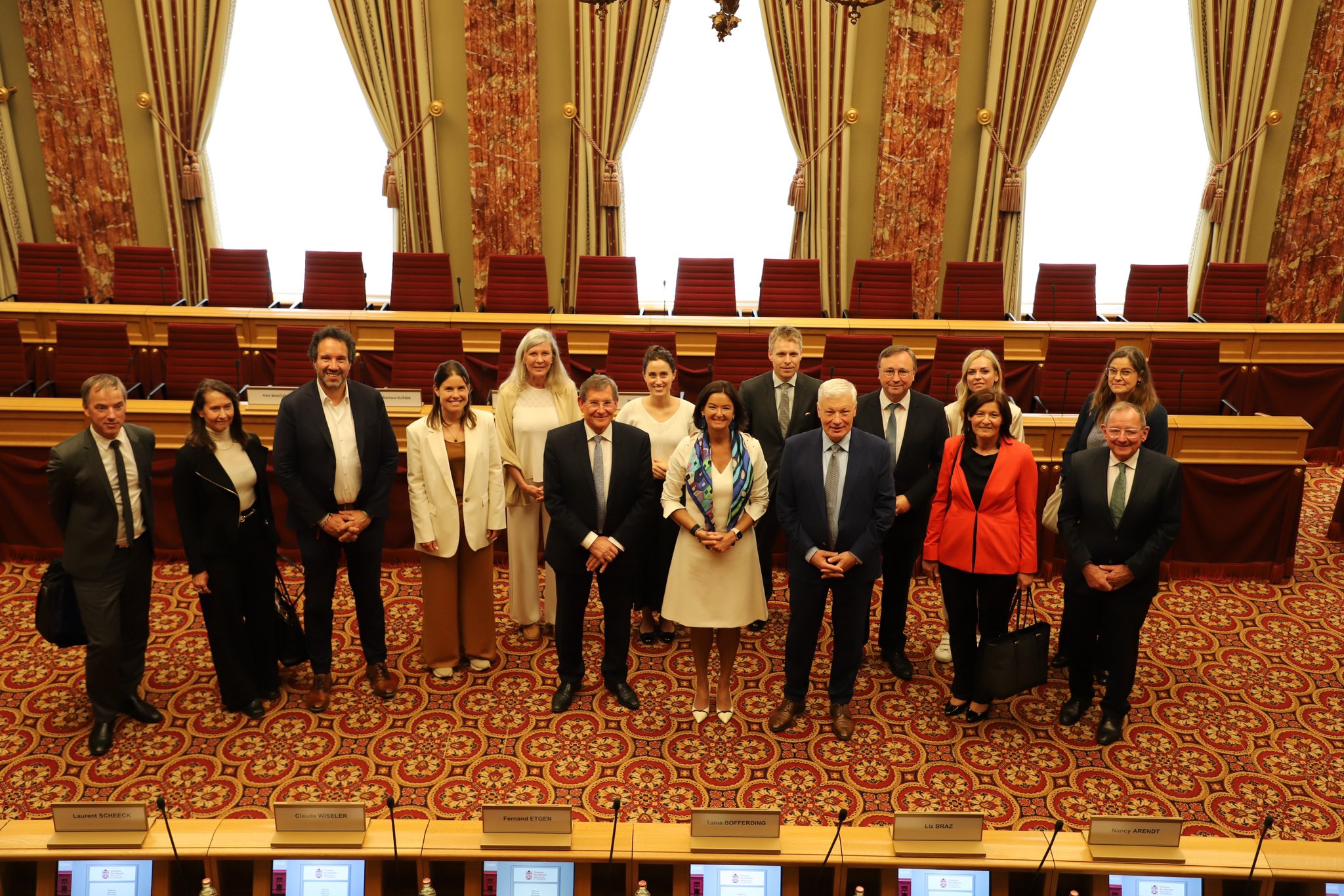 Srečanje s predsednikom luksemburške poslanske zbornice Claudom Wiselerjem