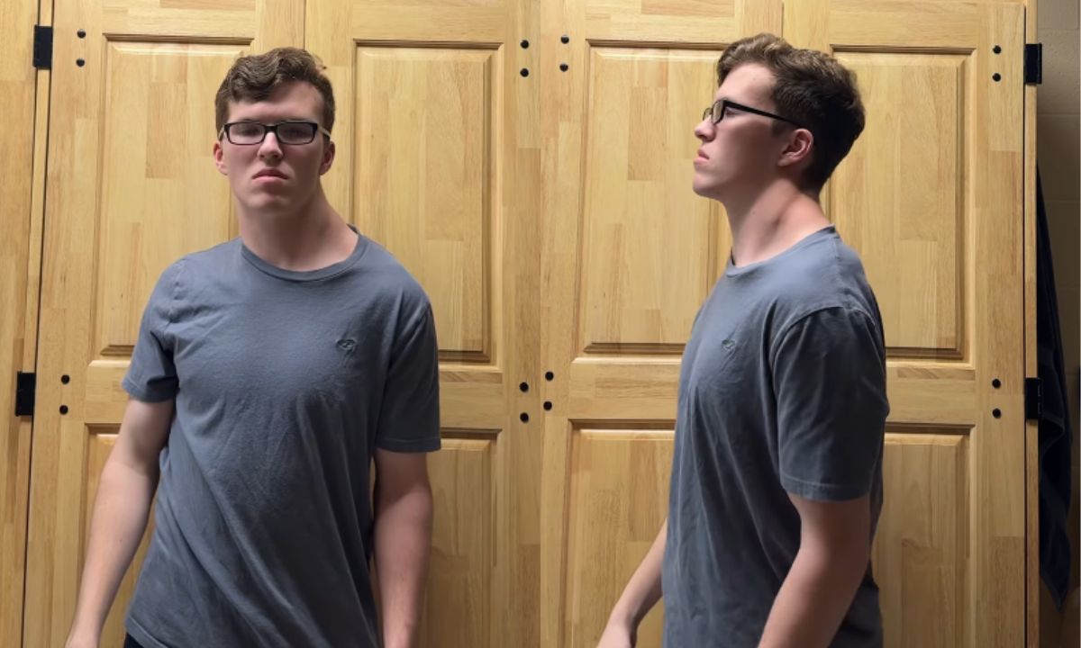 Devetnajstletnik se je odločil za nekoliko drugačen trening