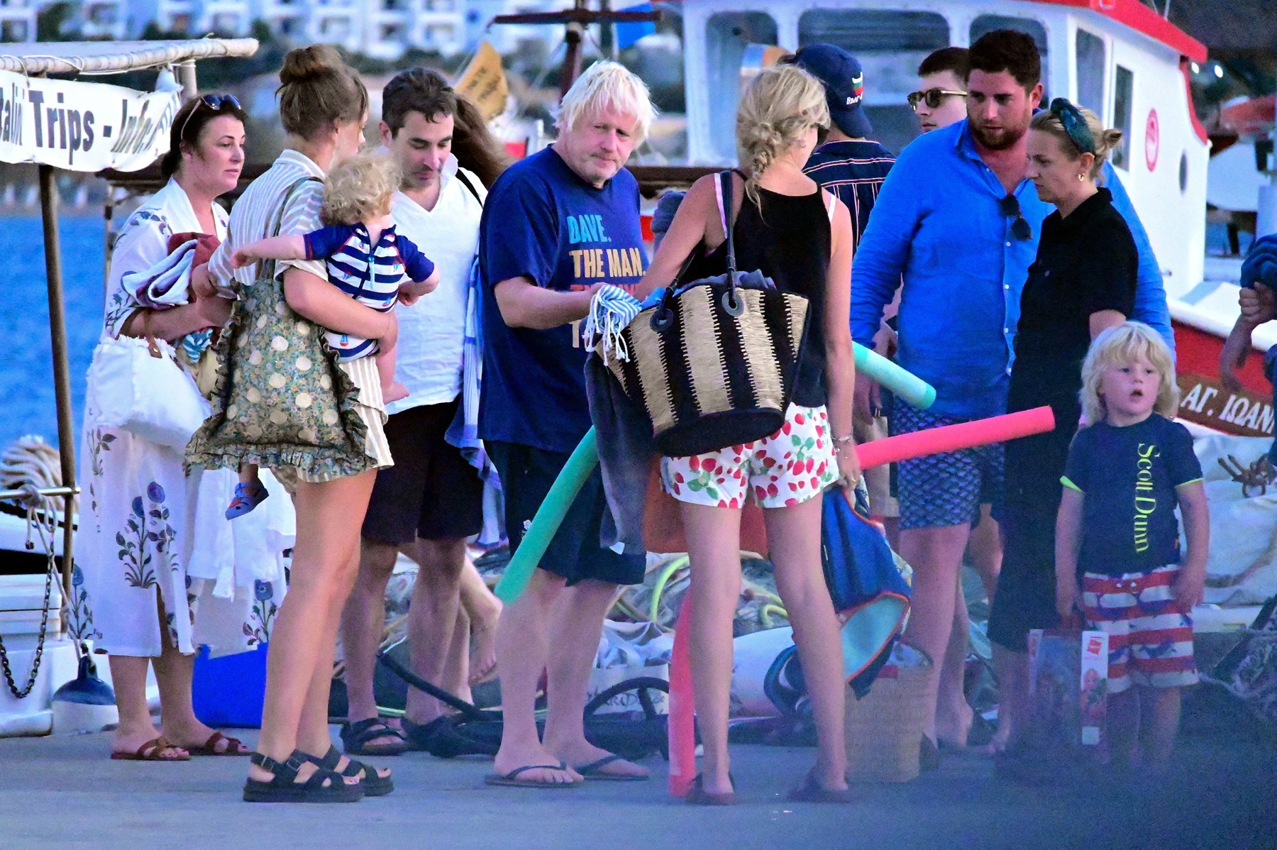 Boris Johnson z družino