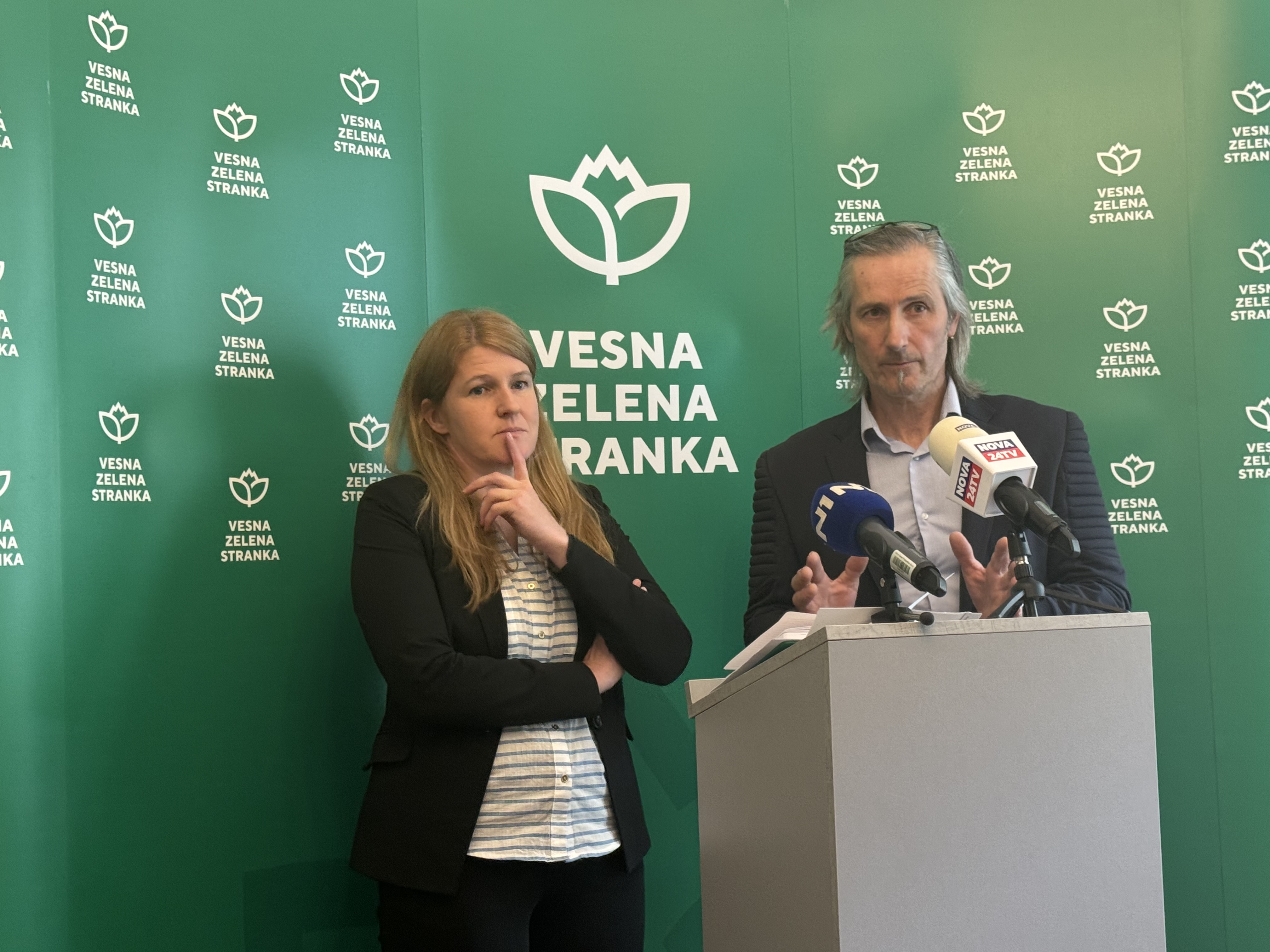 Novinarska konferenca stranke Vesna