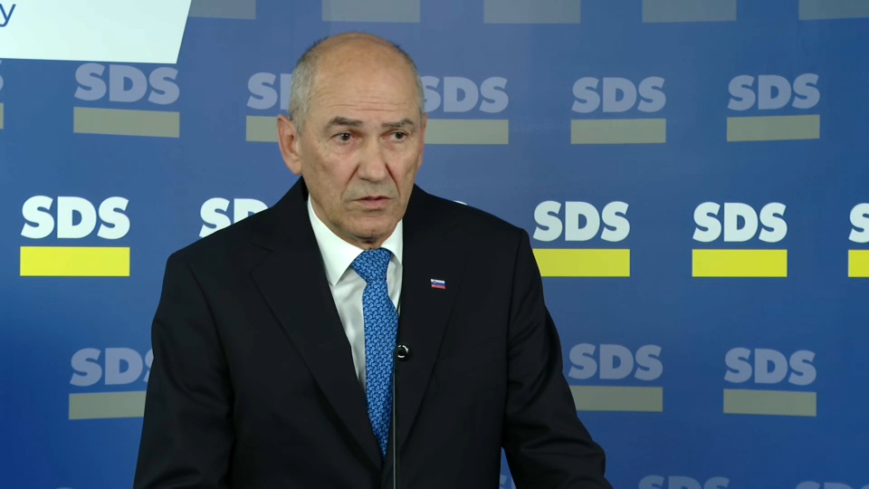 Predsednik SDS Janez Janša