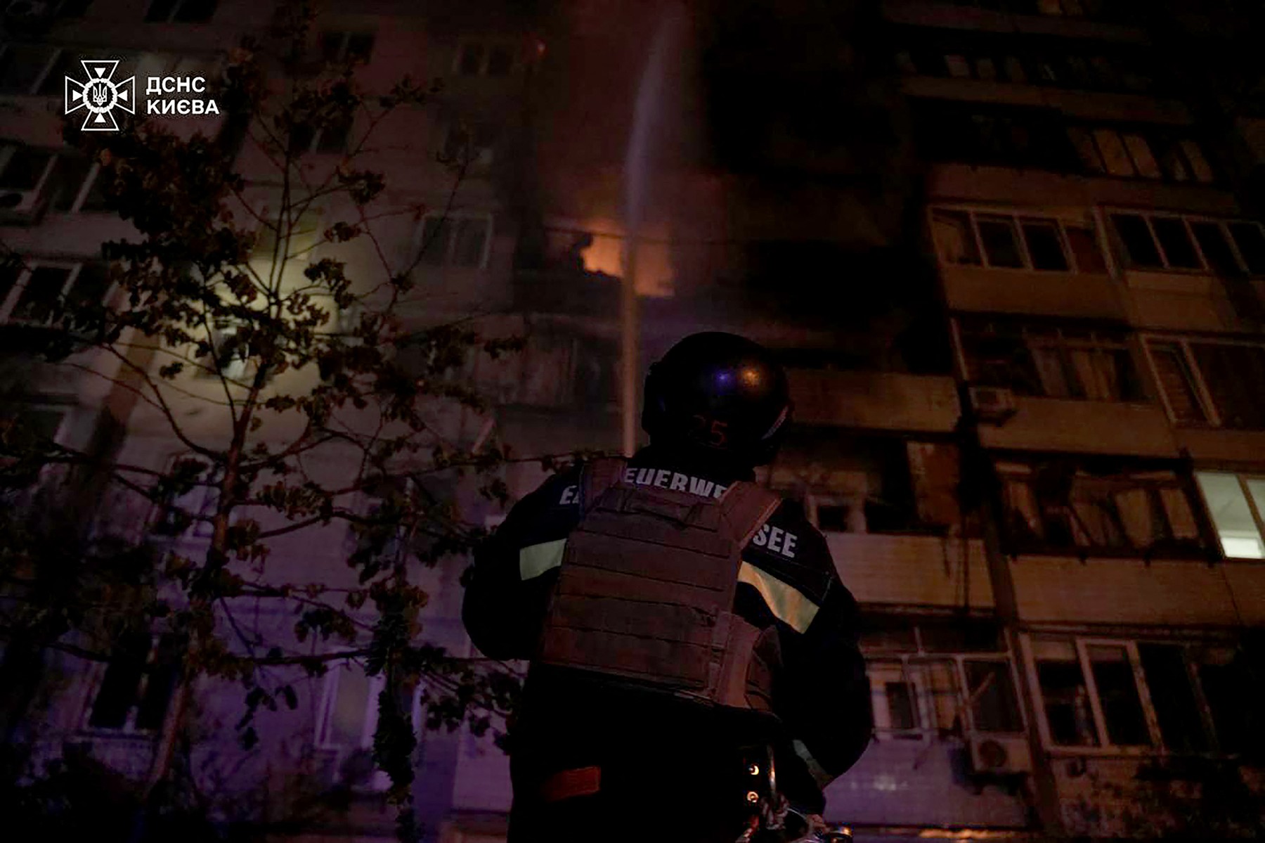 prizor iz Ukrajine po ruskem napadu