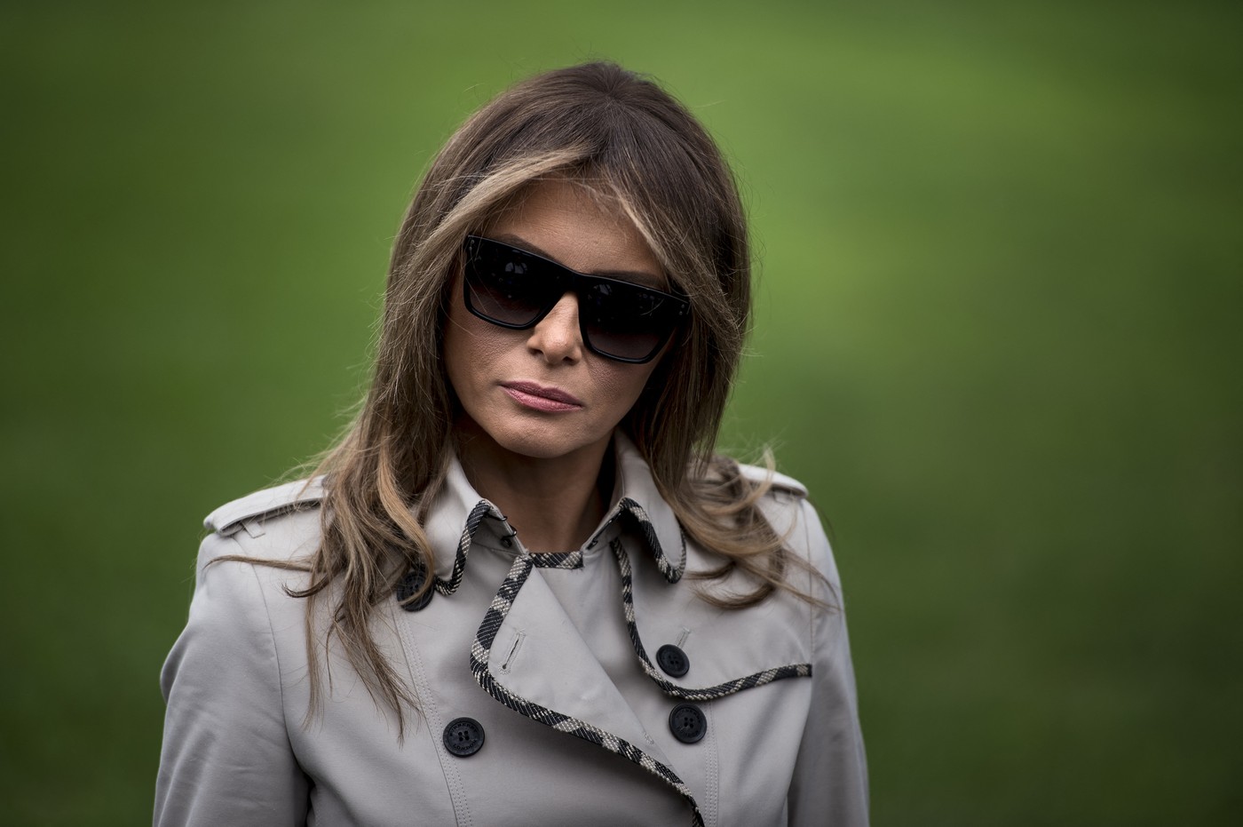Odstotna Melania Trump