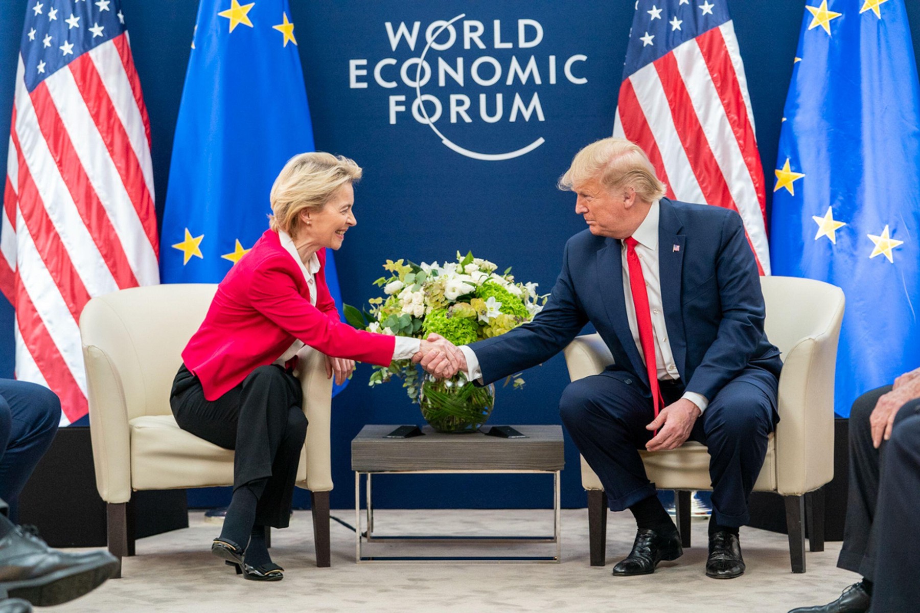 Donald Trump in Ursula von der Leyen