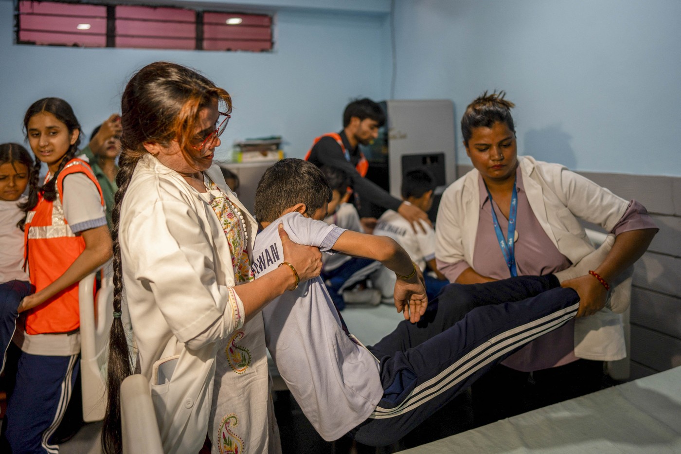 v Indiji vaje civilne zaščite