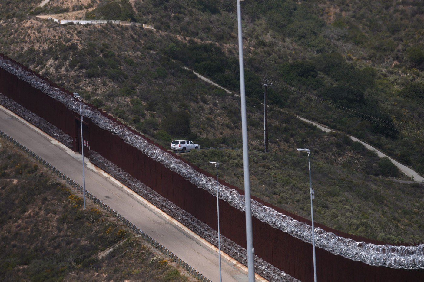 Meja med ZDA in Mehiko pri San Diegu