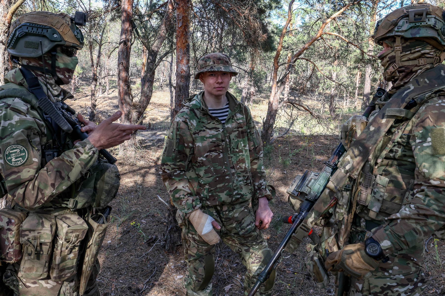 Ruski vojaki v regiji Herson