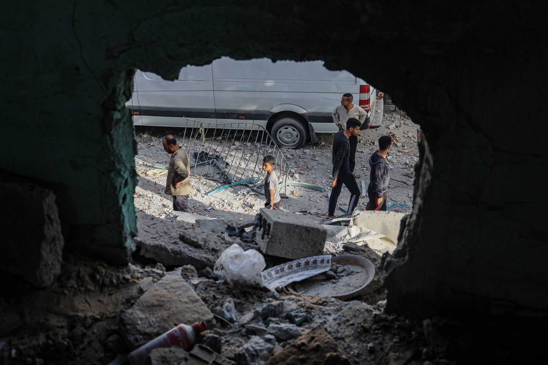 Gaza po izraelskih napadih