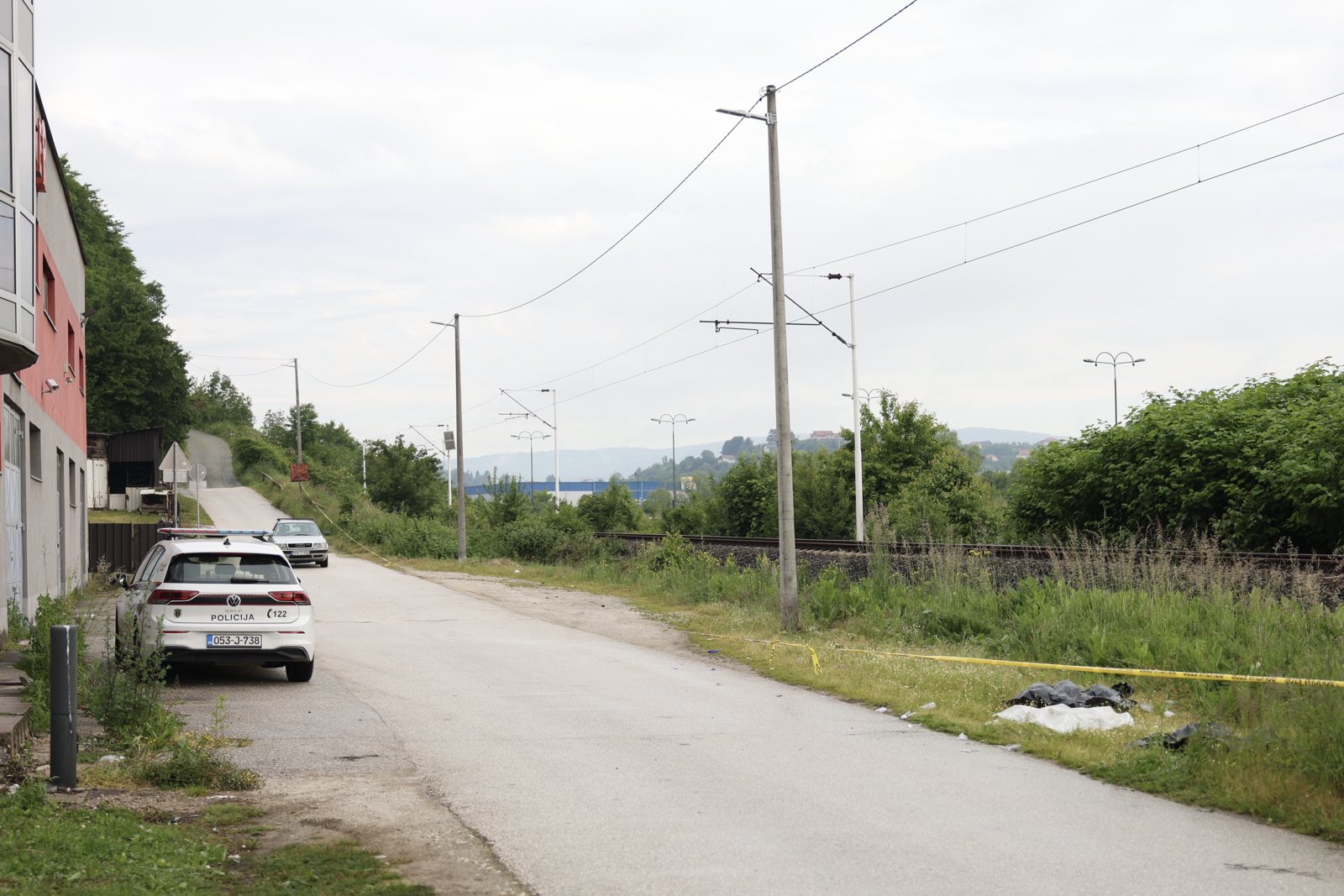 Okolica begunskega centra Blažuj v BiH po spopadu migrantov