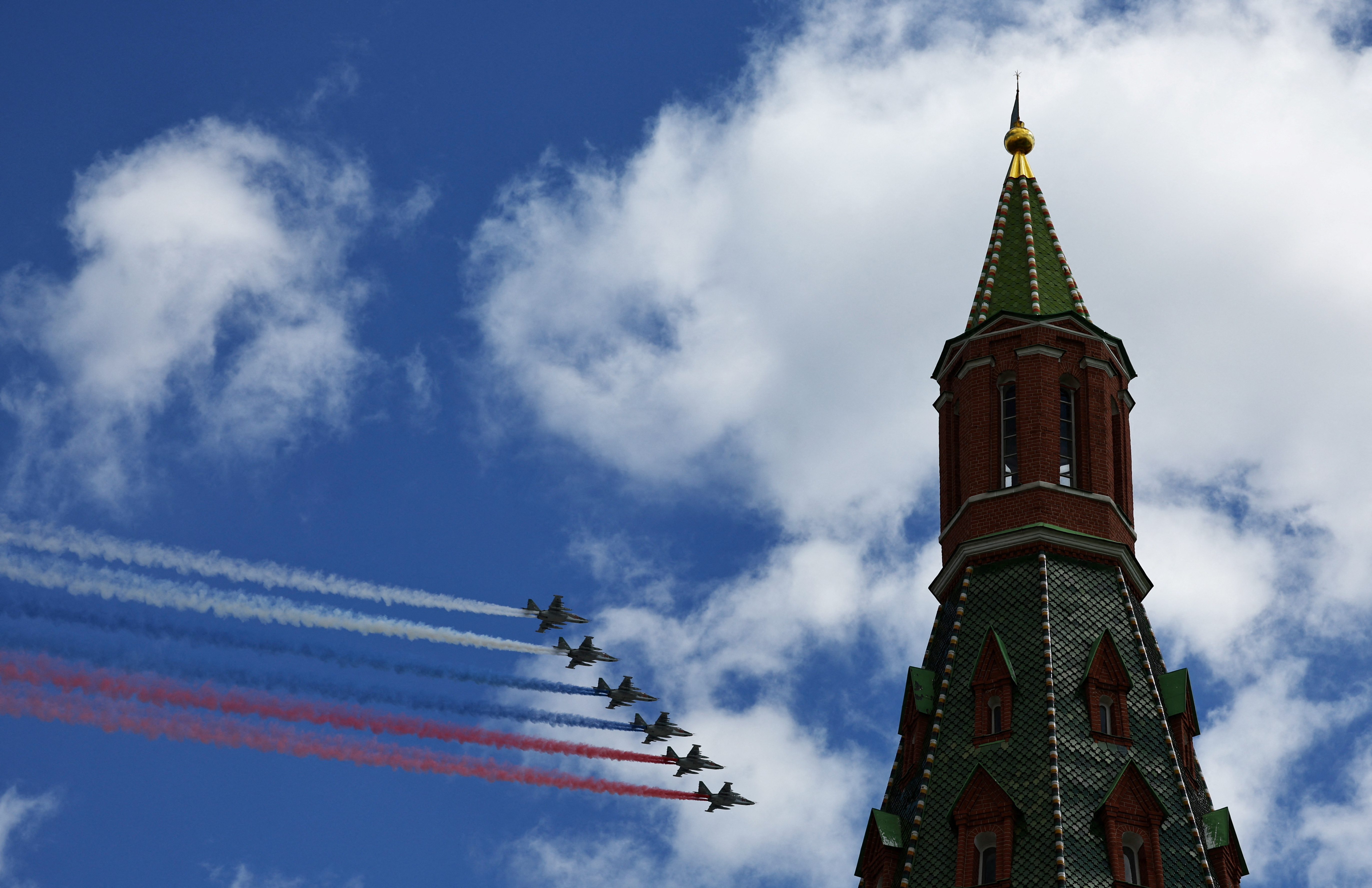 Vojaška parada ob dnevu zmage v Moskvi.