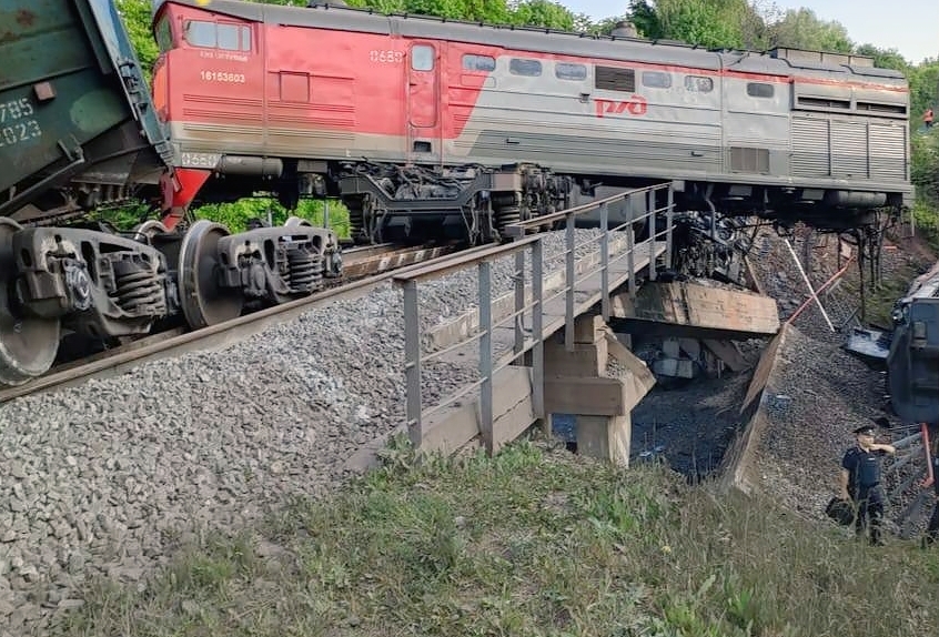 Zrušenje mosta v regiji Kursk