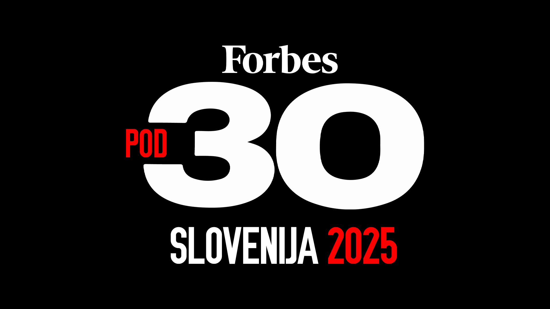 Prvi slovenski Forbesov izbor 30 pod 30.