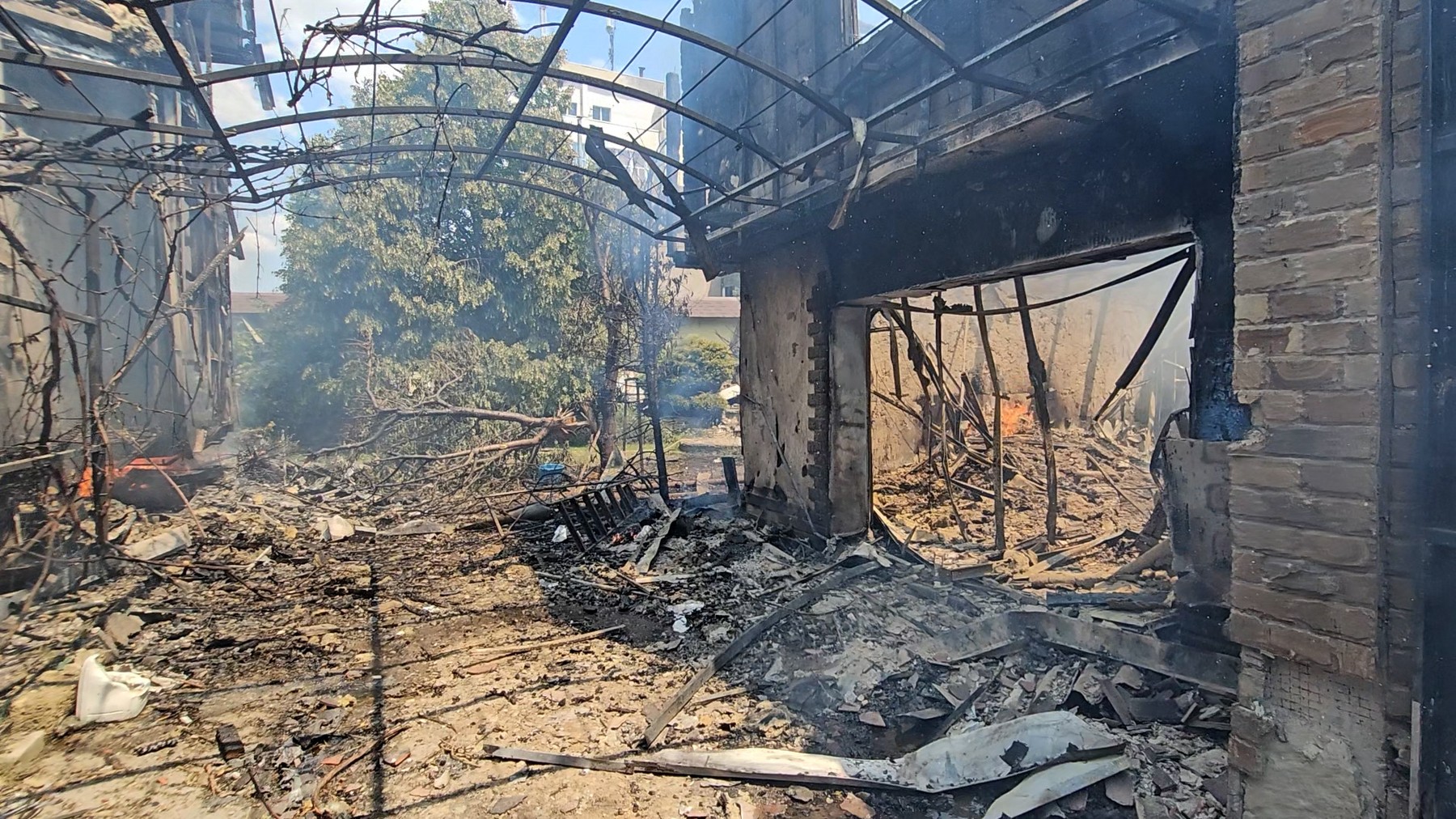 Prizor iz Hersona po ukrajinskem napadu