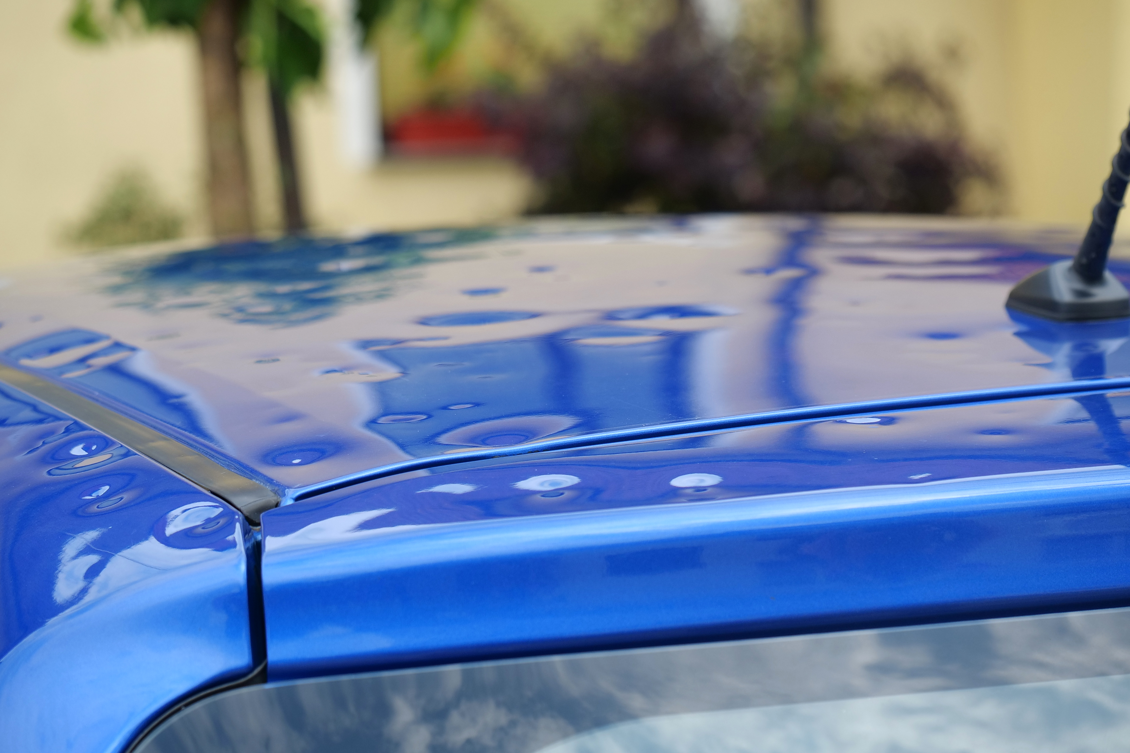 Nevihta z debelo točo v Gornjih Petrovcih