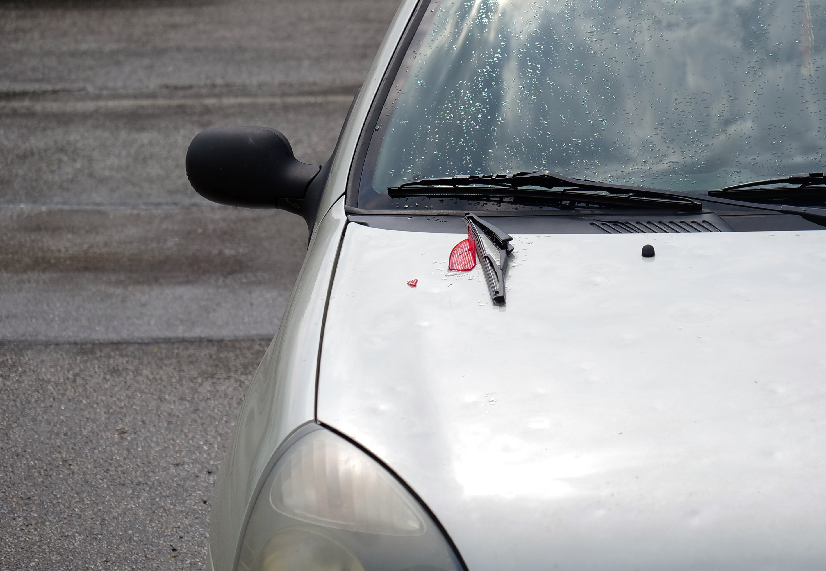 Nevihta z debelo točo v Gornjih Petrovcih