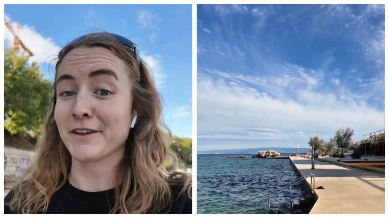 Američanka na slavni splitski plaži Bačvice