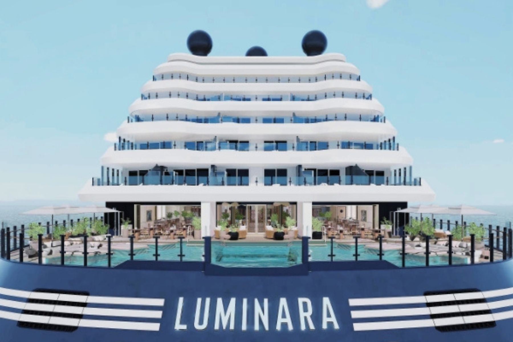 Luksuzna jahta Luminara se pripravlja na svojo prvo plovbo