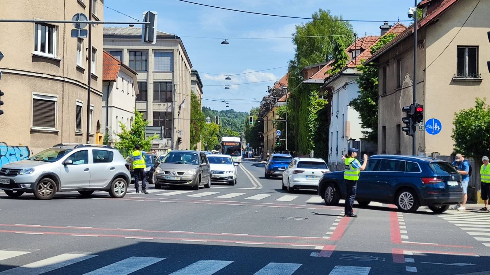 Zapore cest v Ljubljani zaradi dirke Po Sloveniji