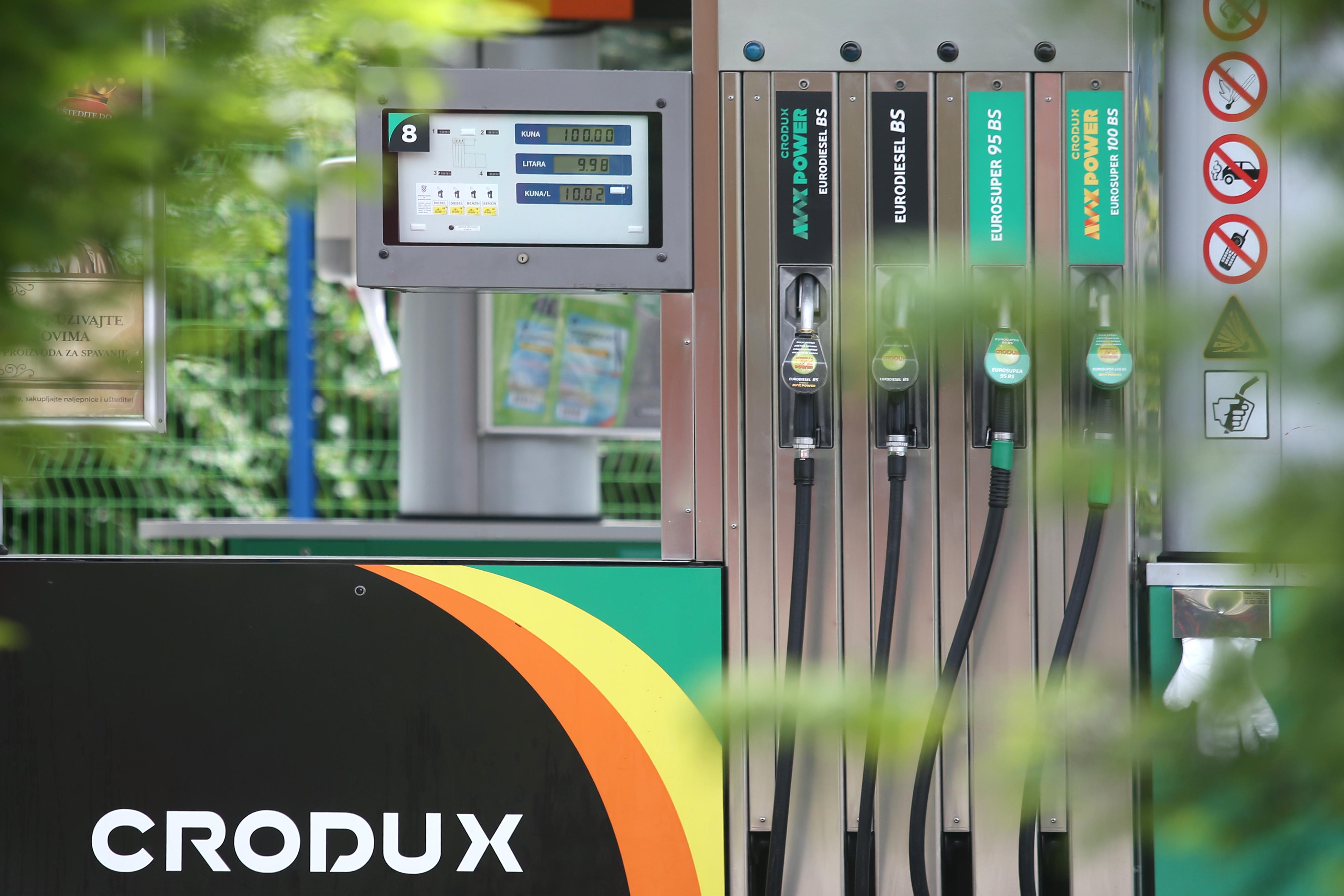 Hrvaška bencinska črpalka