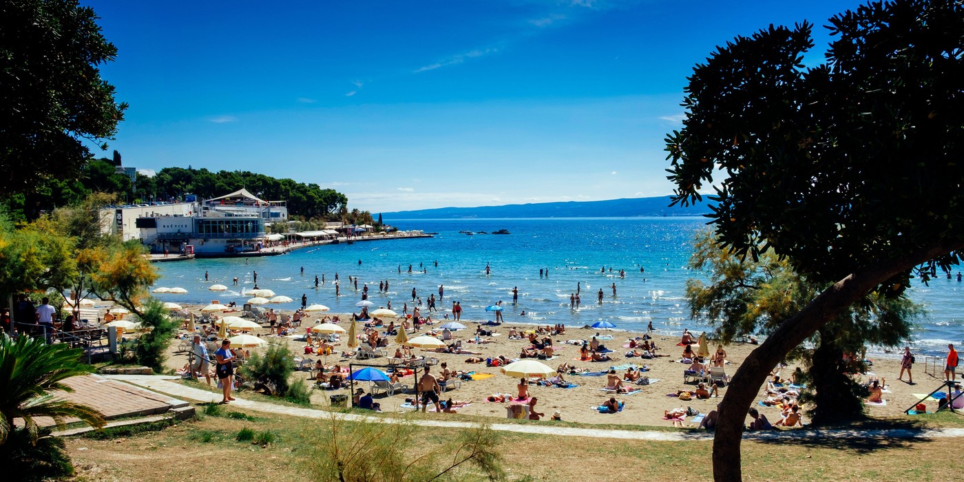 Plaža Bačvice v Splitu