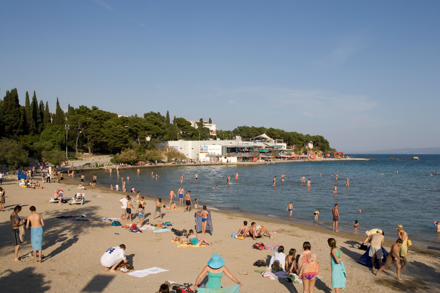 Plaža Bačvice v Splitu