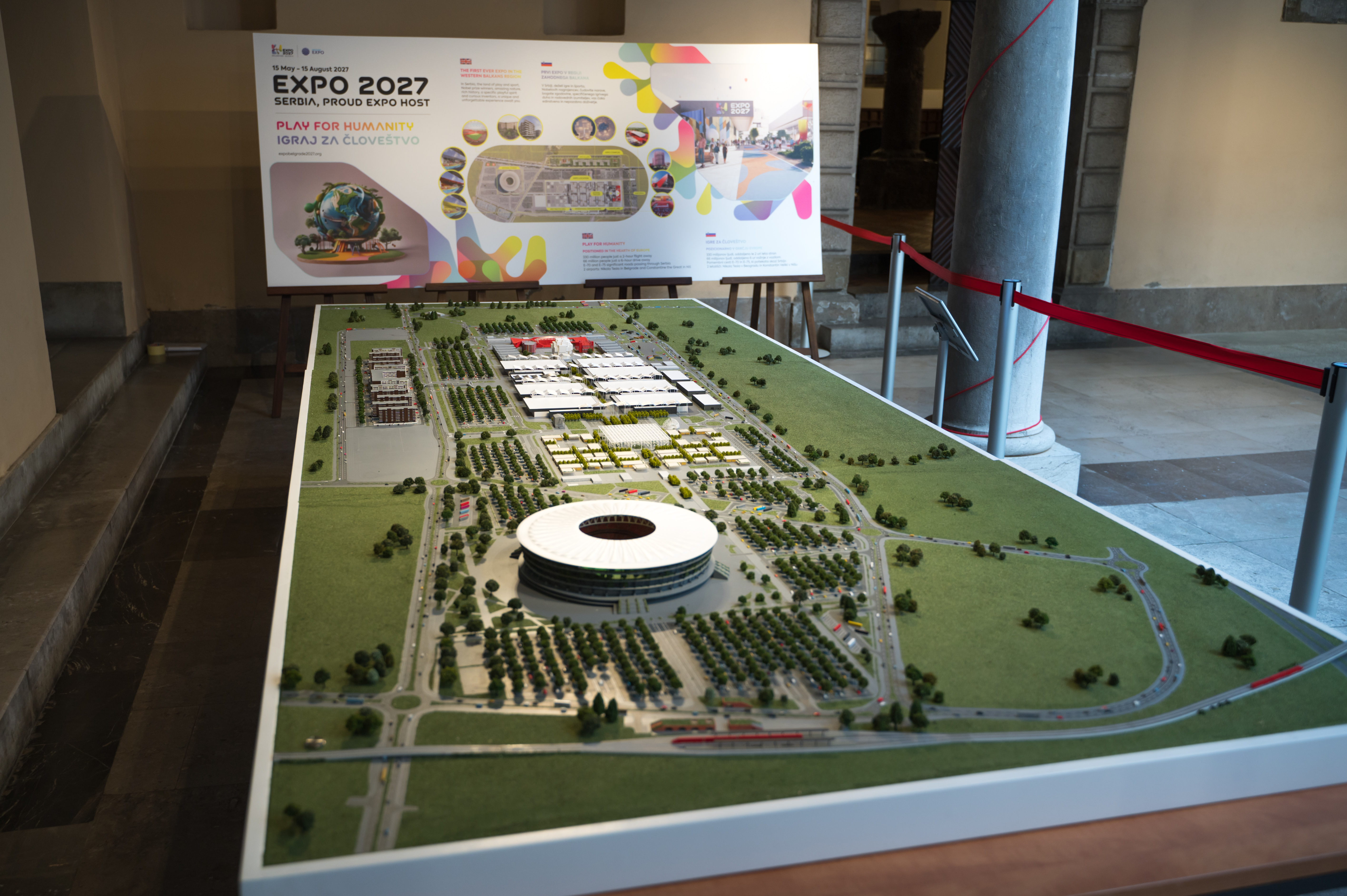 Maketa EXPO 2027 v Ljubljani