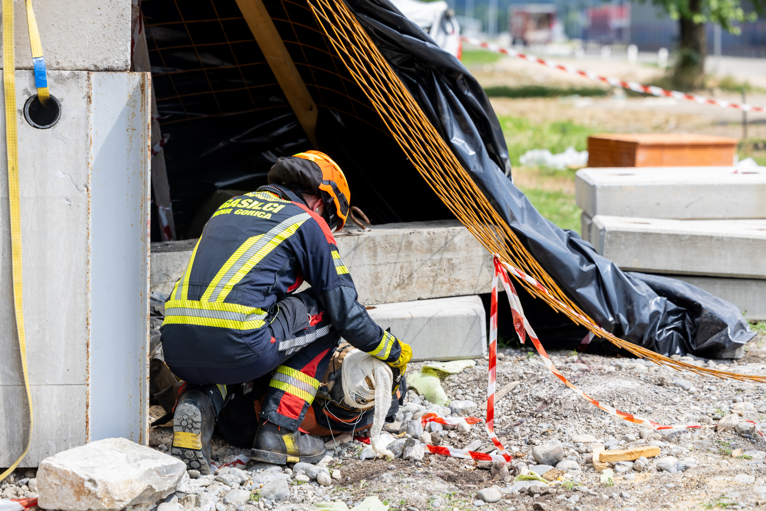 Potresna vaja v Novi Gorici
