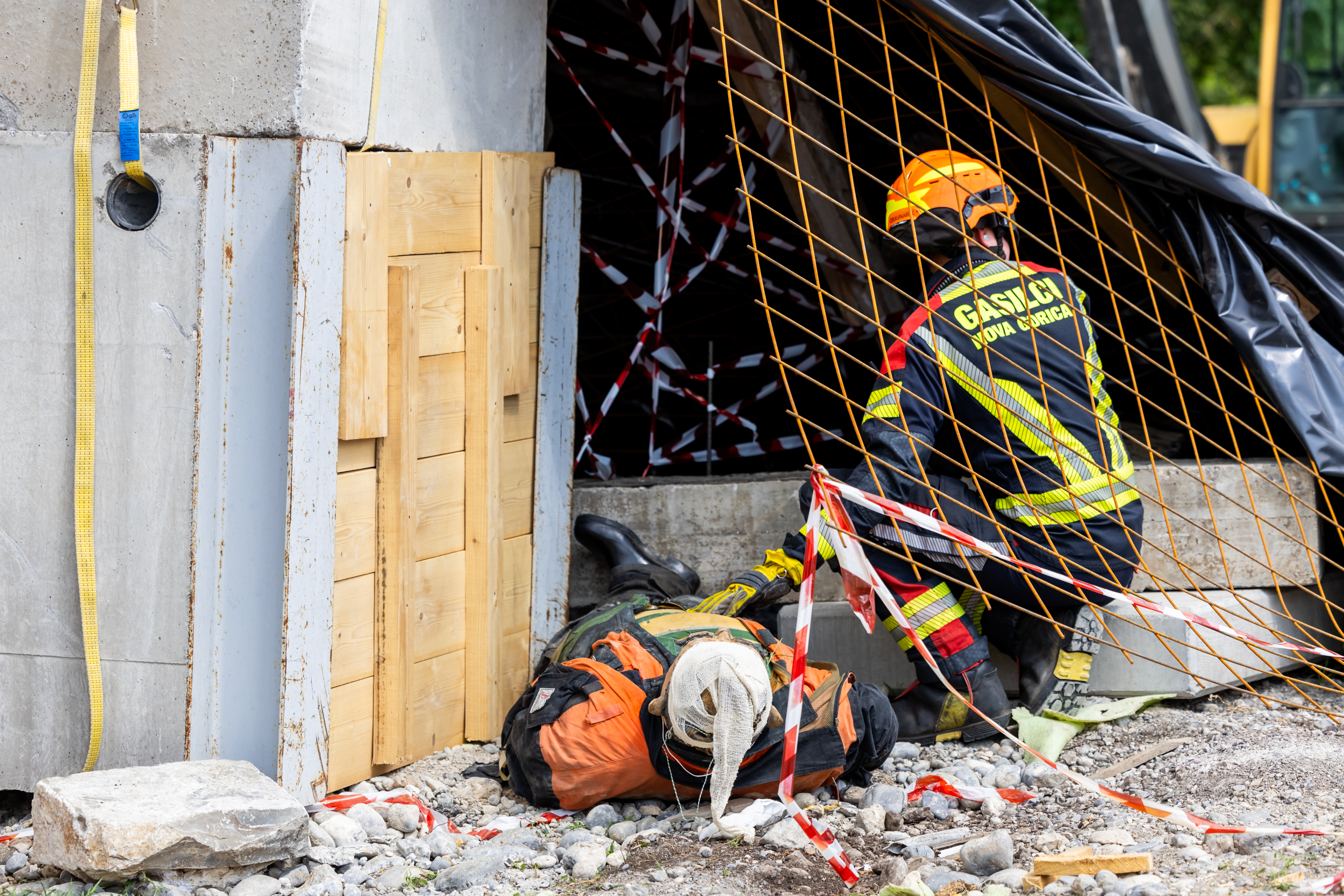Potresna vaja v Novi Gorici