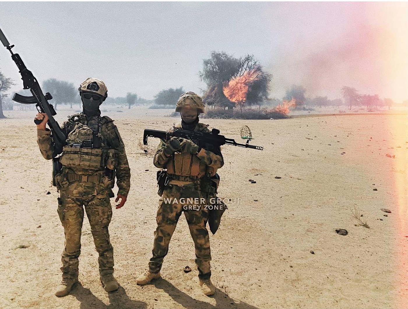 Wagnerjeva borca v eni od afriških držav