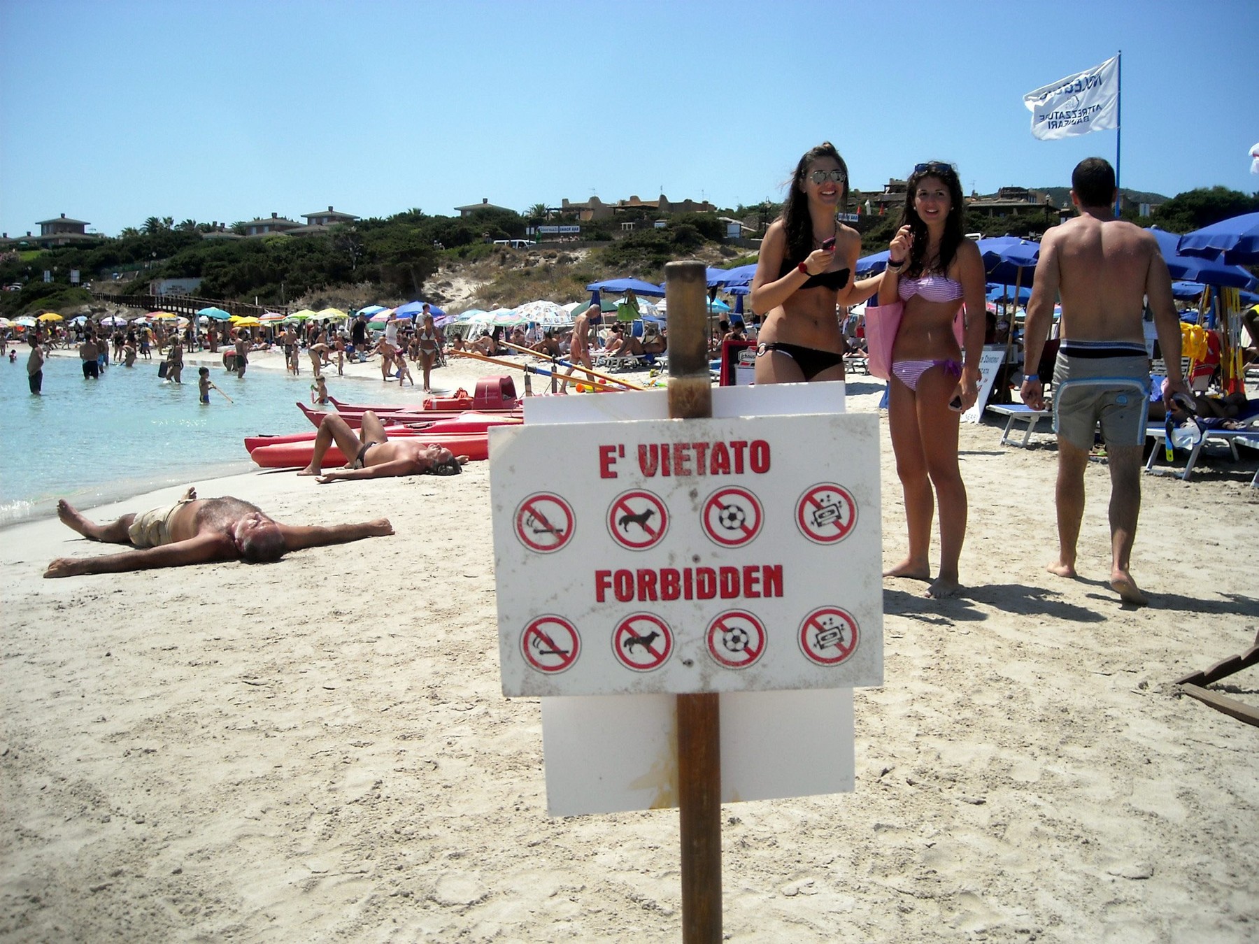 Plaža La Pelosa na Sardiniji