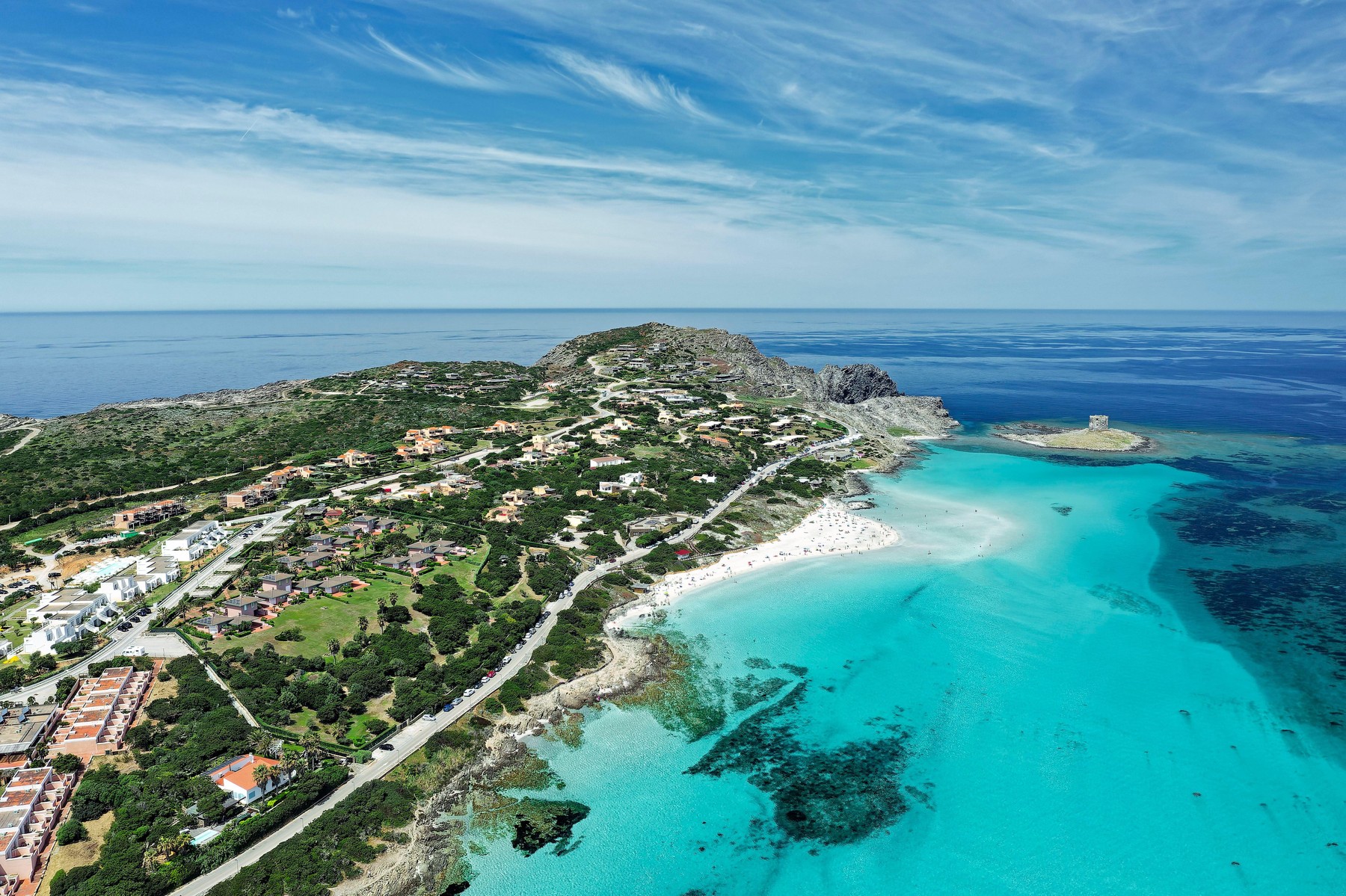 Plaža La Pelosa na Sardiniji