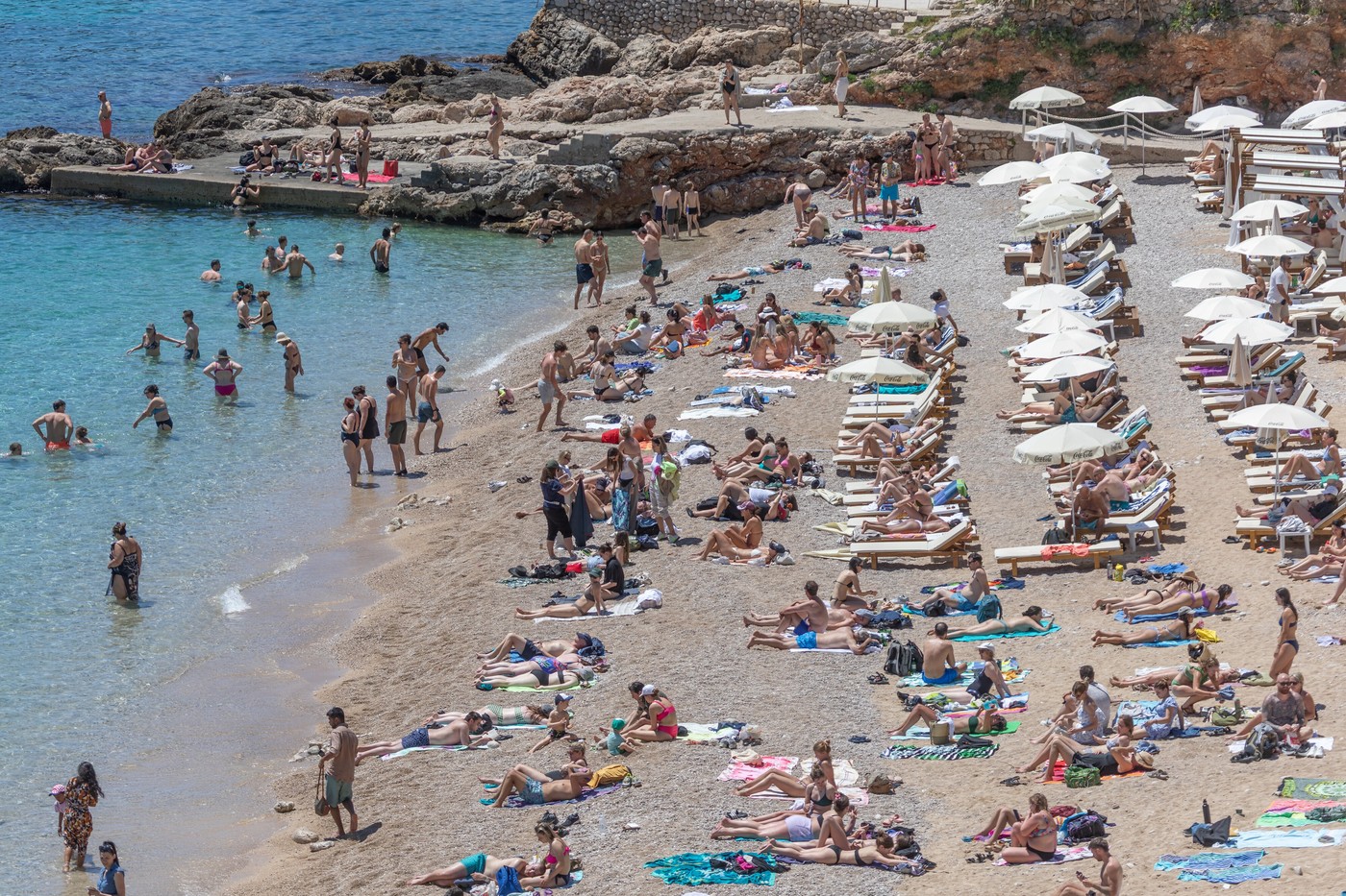 Plaža v Dubrovniku