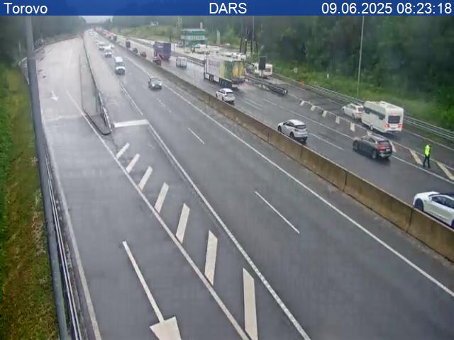 Zastoj na gorenjski avtocesti