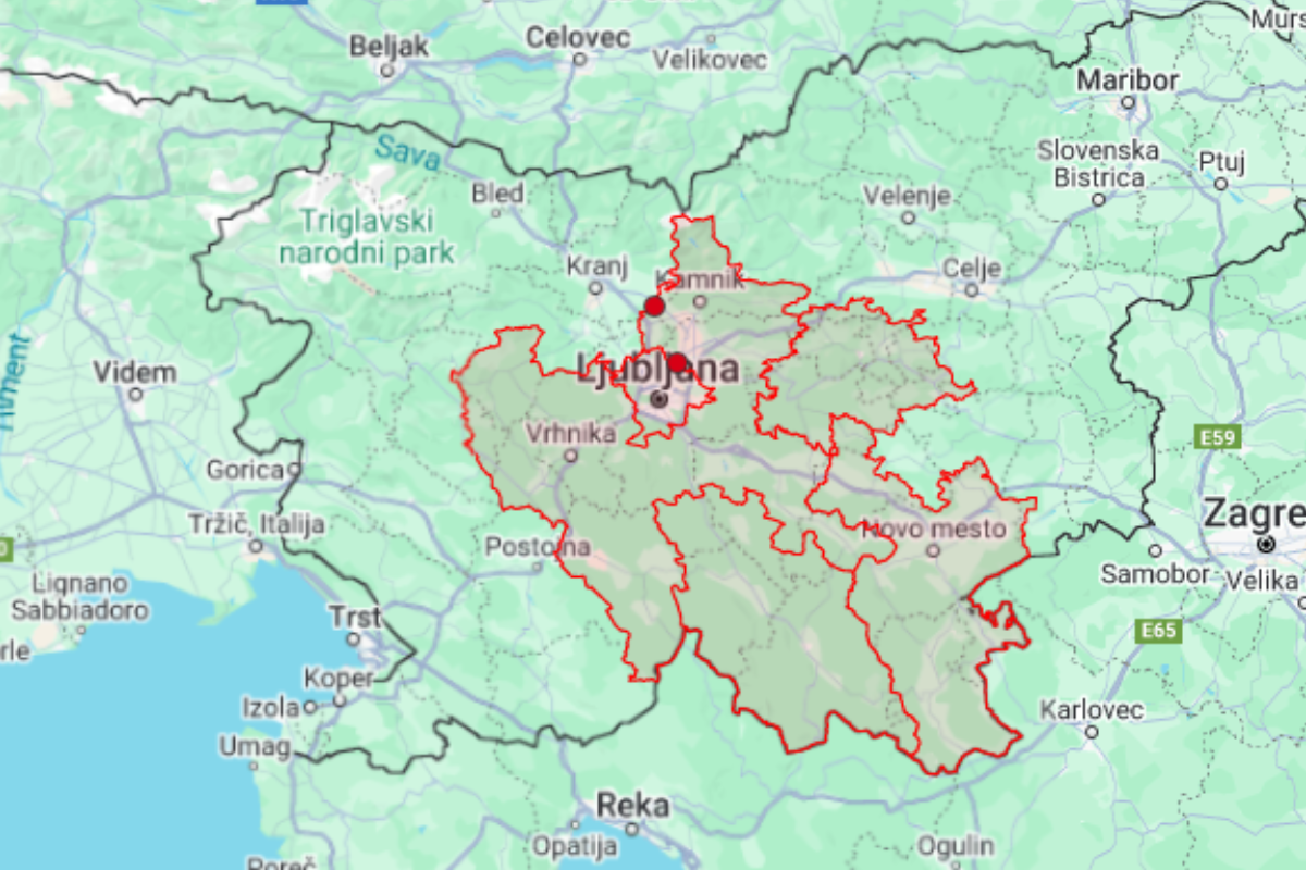 Ljubljana brez elektrike