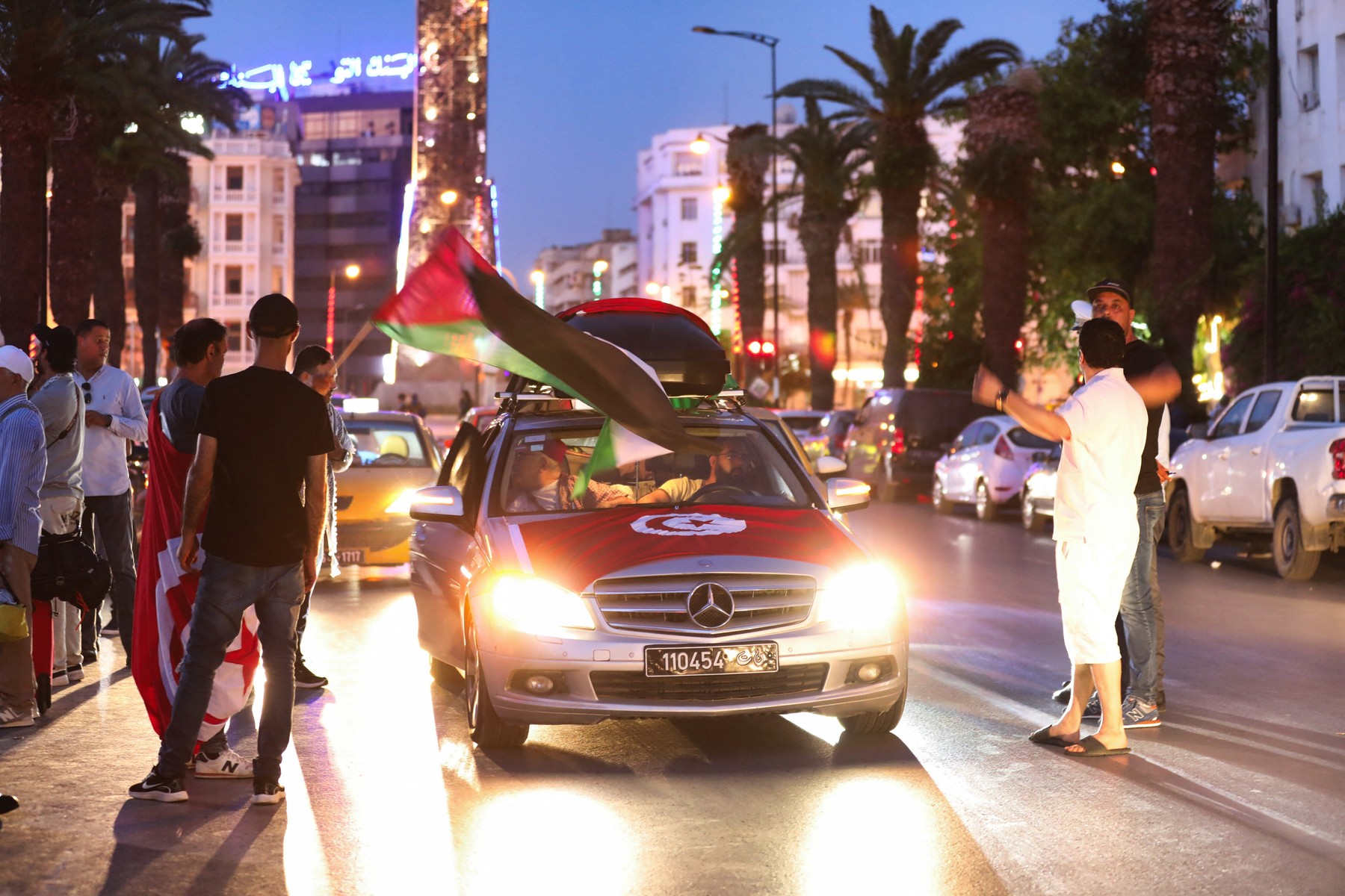 Aktivisti iz Tunizije protestno krenili na pot proti Gazi