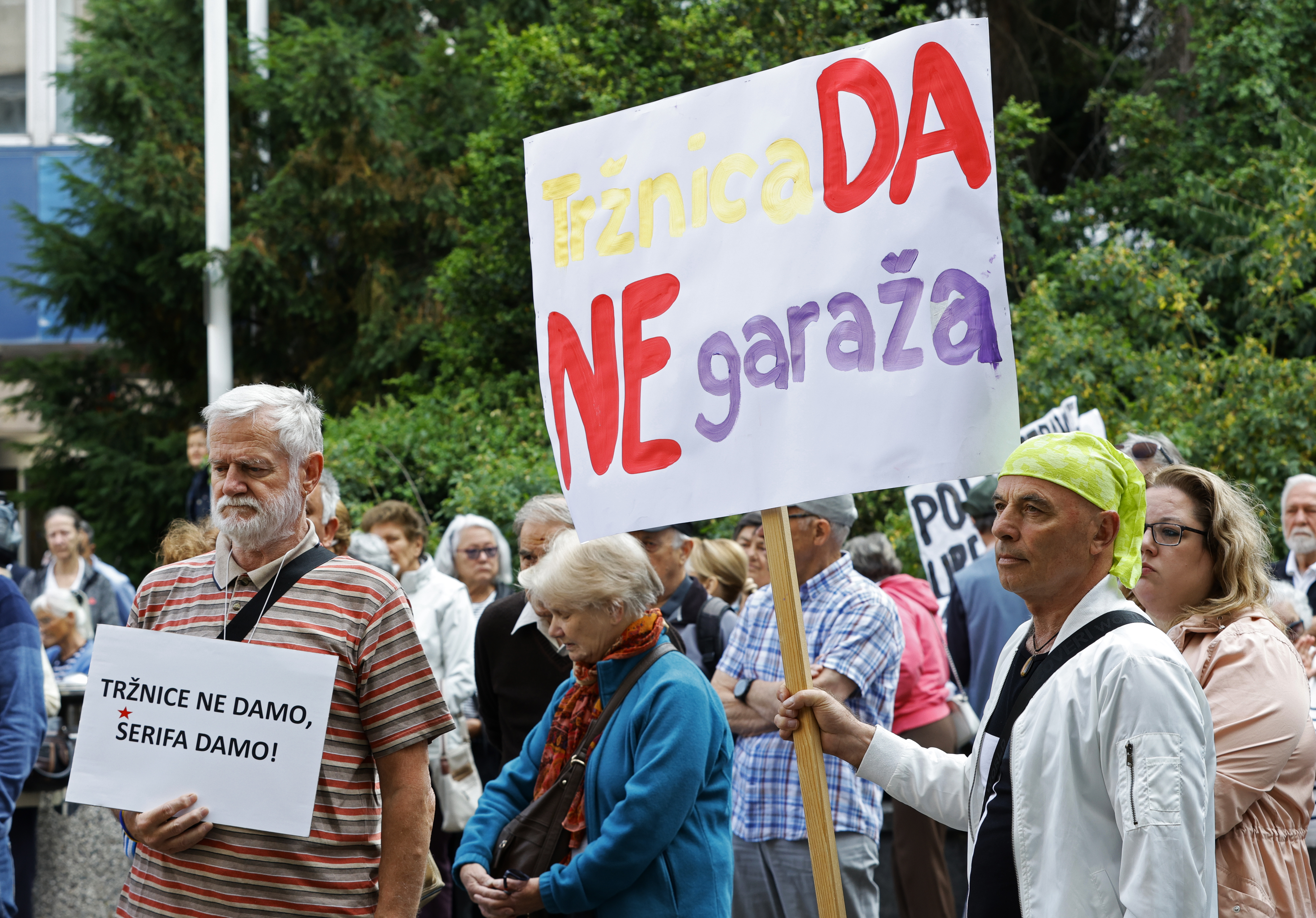 Protestni shod za zaščito stare Ljubljane