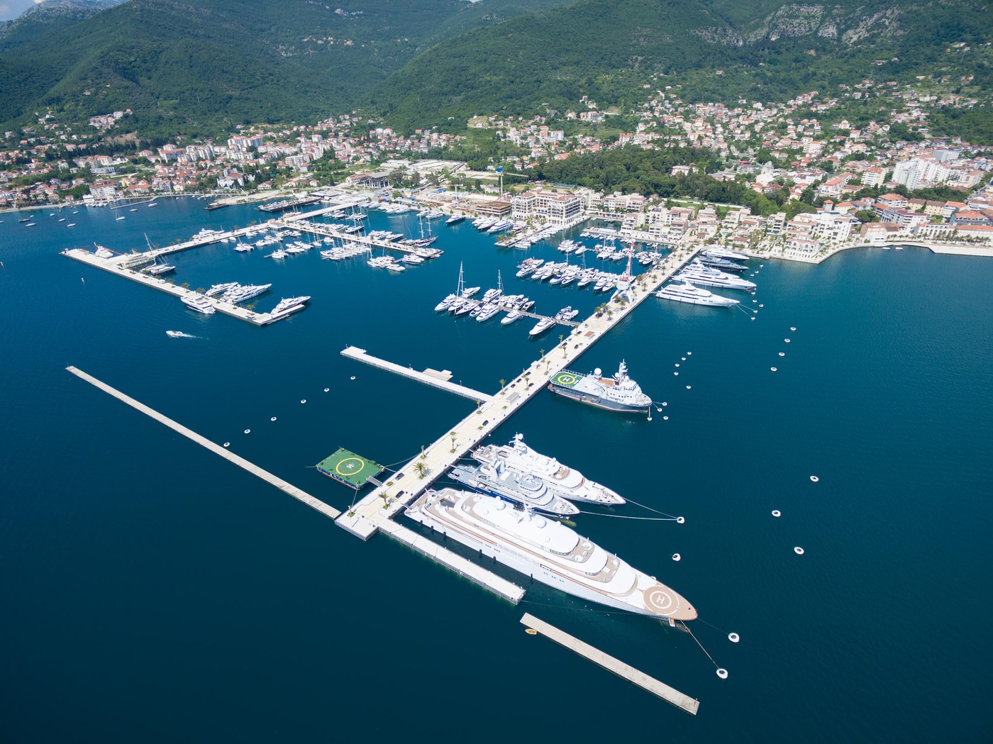 Porto Montenegro Tivat Črna Gora Jadran
