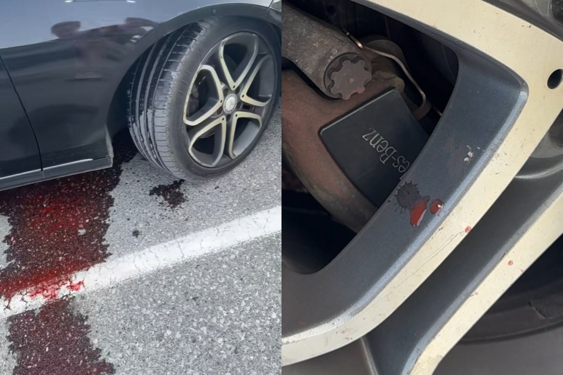 Srbska turistka je na dopustu v Grčiji opazila rdečo tekočino pod avtomobilom